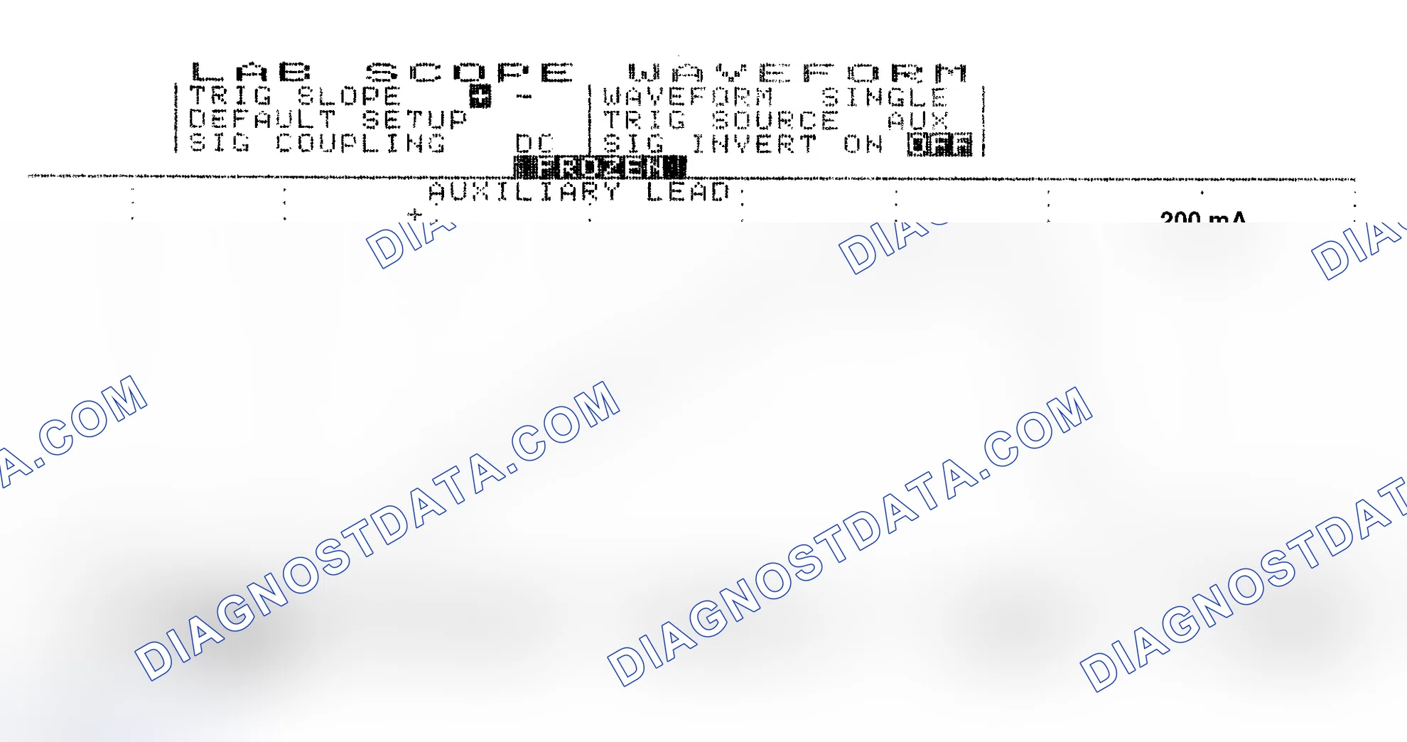 Scheme 13: Single Injector w/Normal Current Flow - Current Pattern