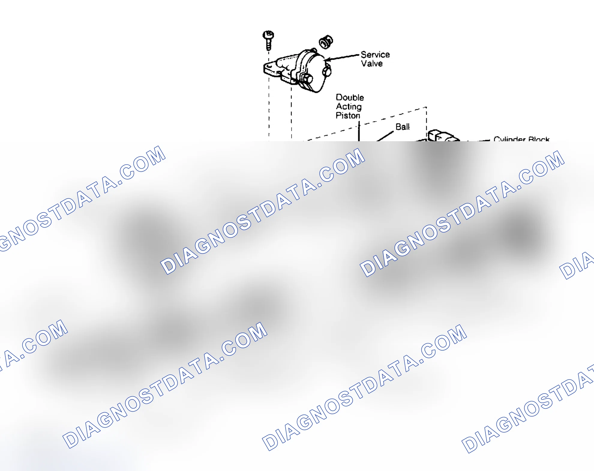 Scheme 39: Exploded View of the Nippondenso 10-Cylinder Compressor