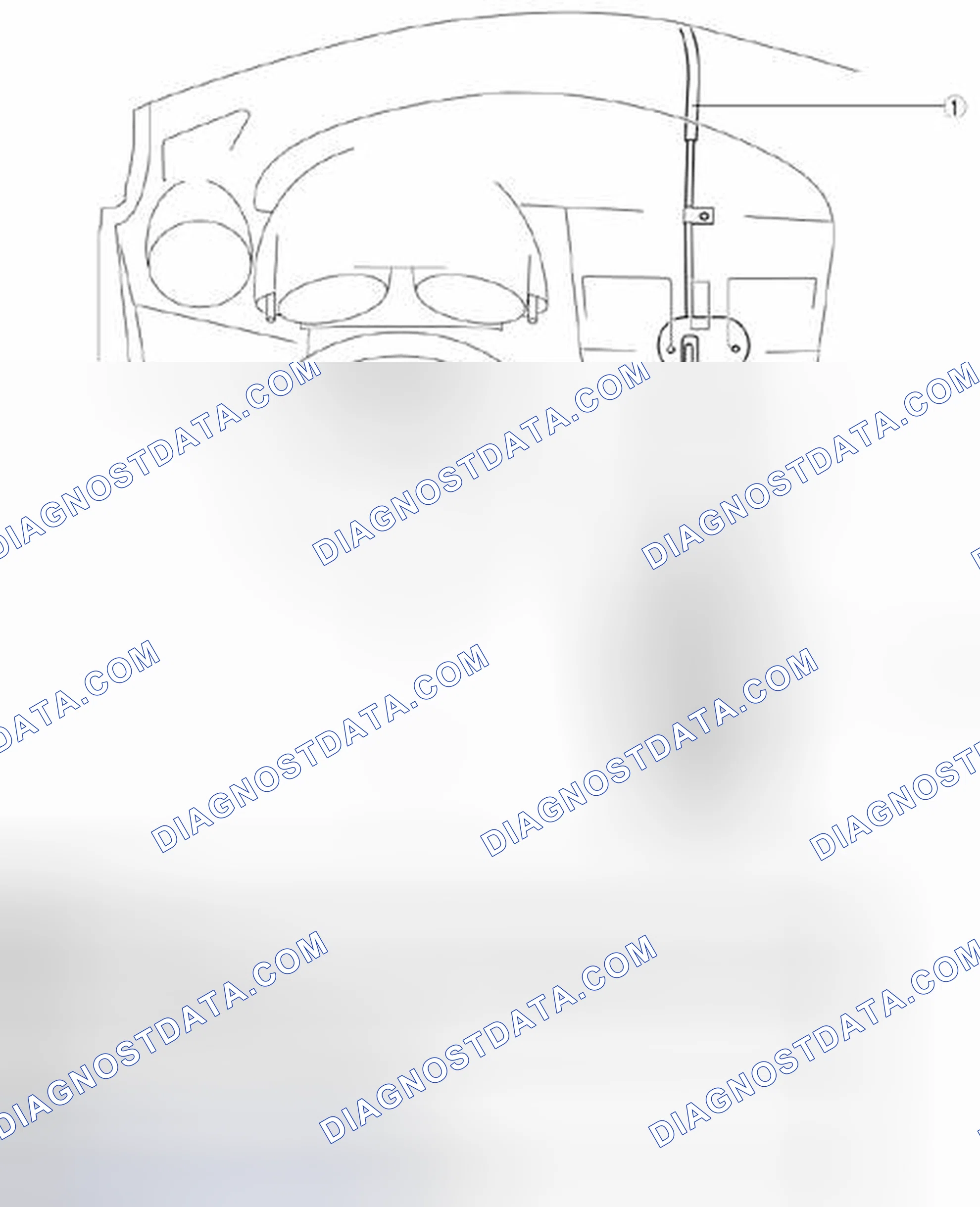 Scheme 1405: Identifying Selector Cable, Lever Component And Lock