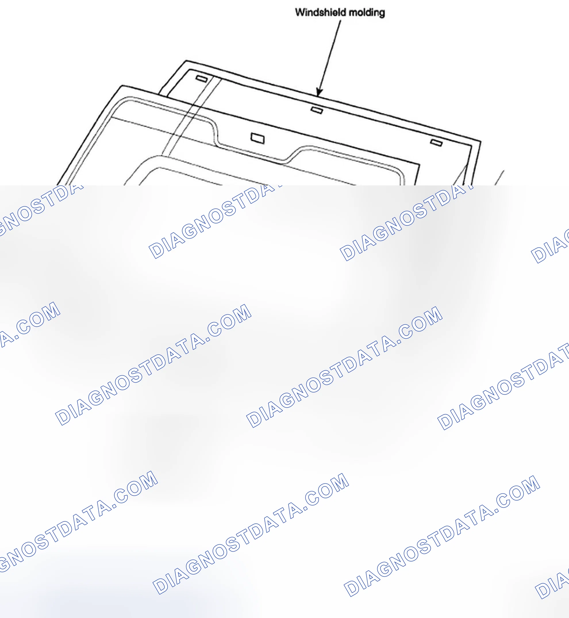 Scheme 29: Identifying Windshield Glass And Windshield Molding