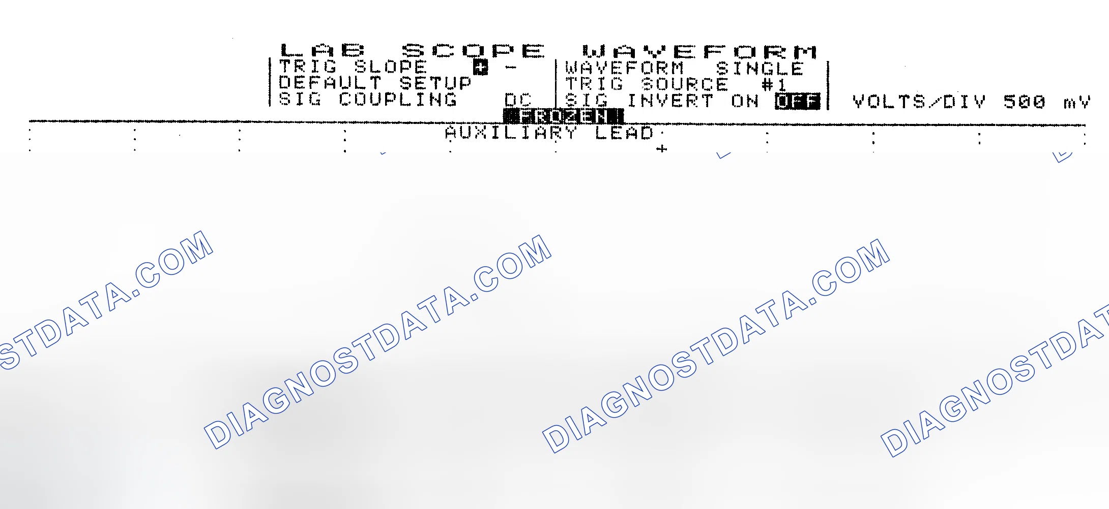 Scheme 10: Single Injector w/Excessive Current Flow - Current Pattern