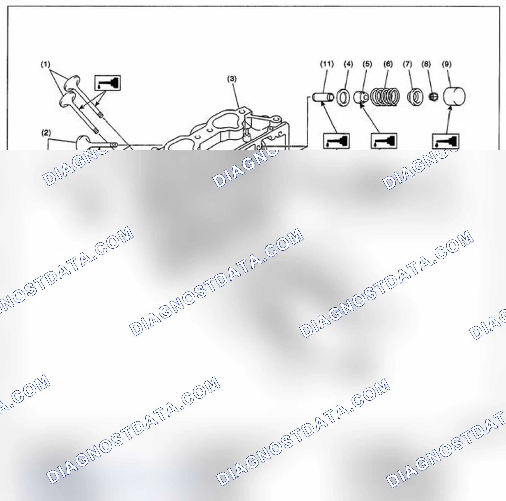 Scheme 564: CYLINDER HEAD AND VALVE ASSEMBLY
