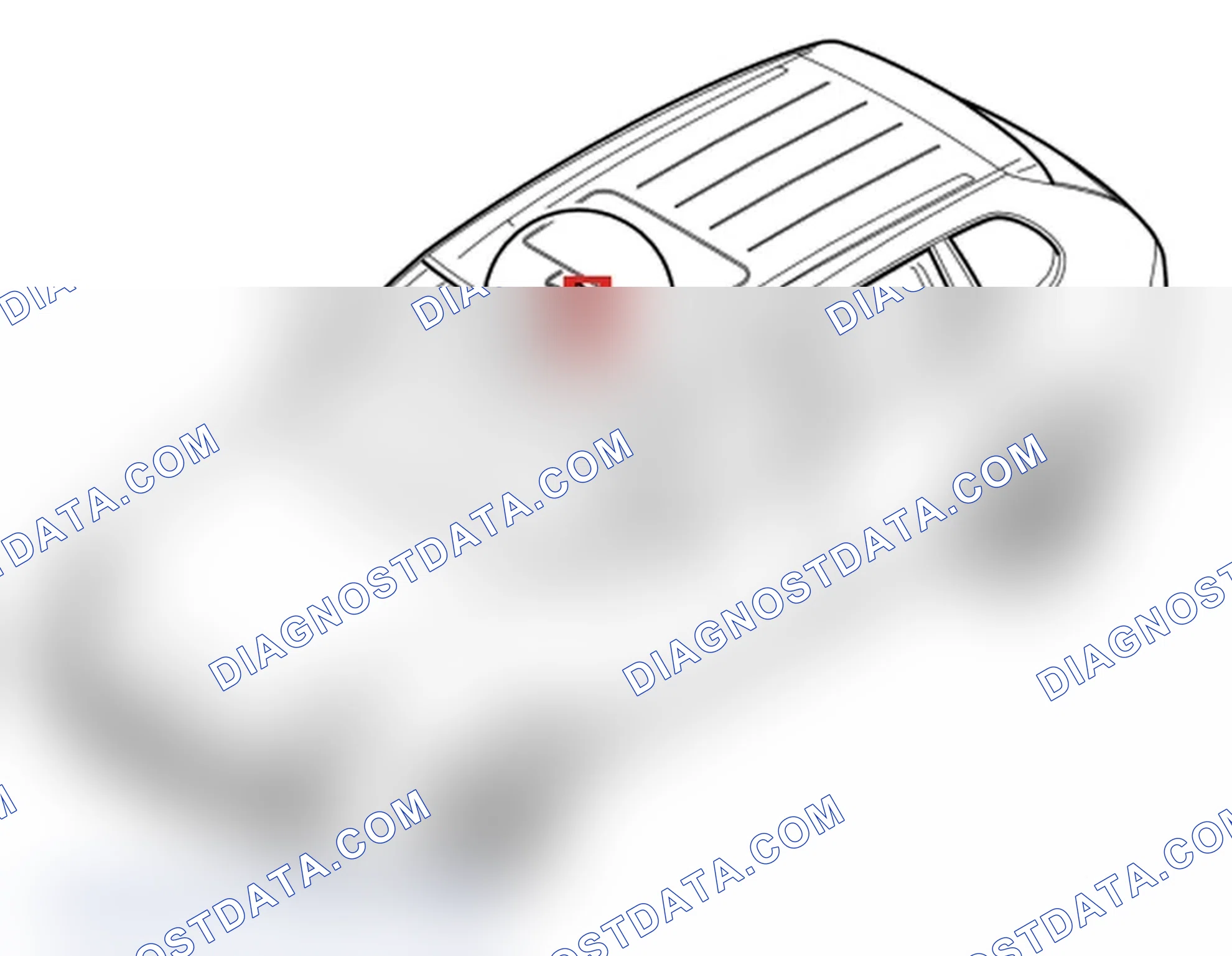 Scheme 44: Removing motor for sliding roof