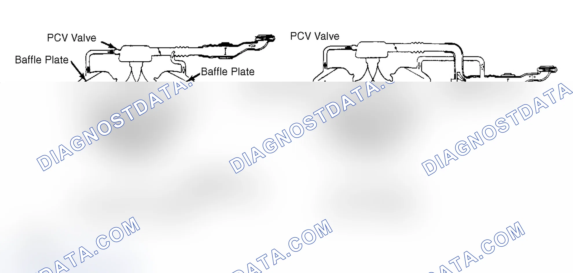 Scheme 3: Crankcase Ventilation System (300ZX, Maxima) Note direction of flow.