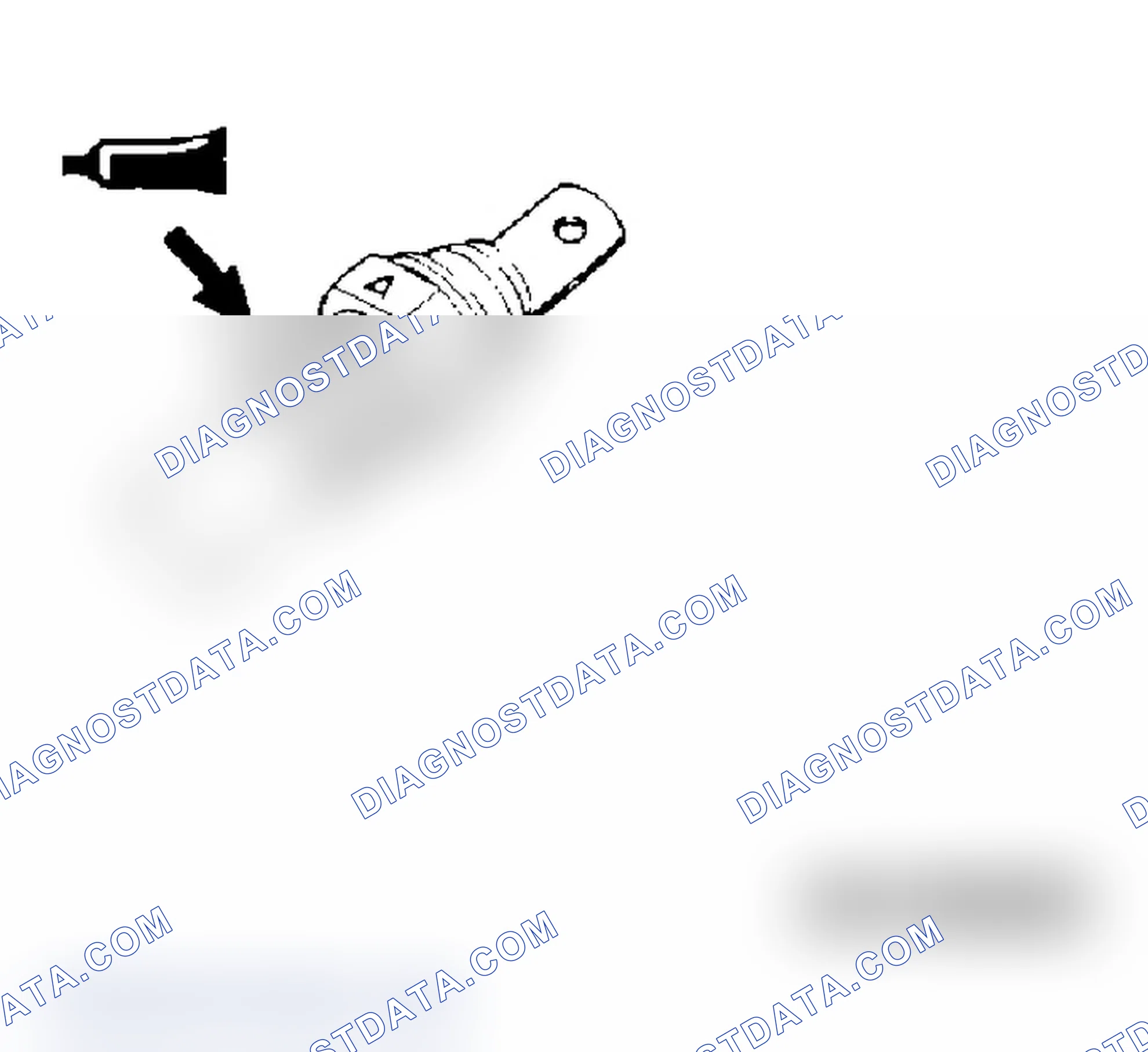 Scheme 263: >>F<< ENGINE COOLANT TEMPERATURE GAUGE UNIT INSTALLATION