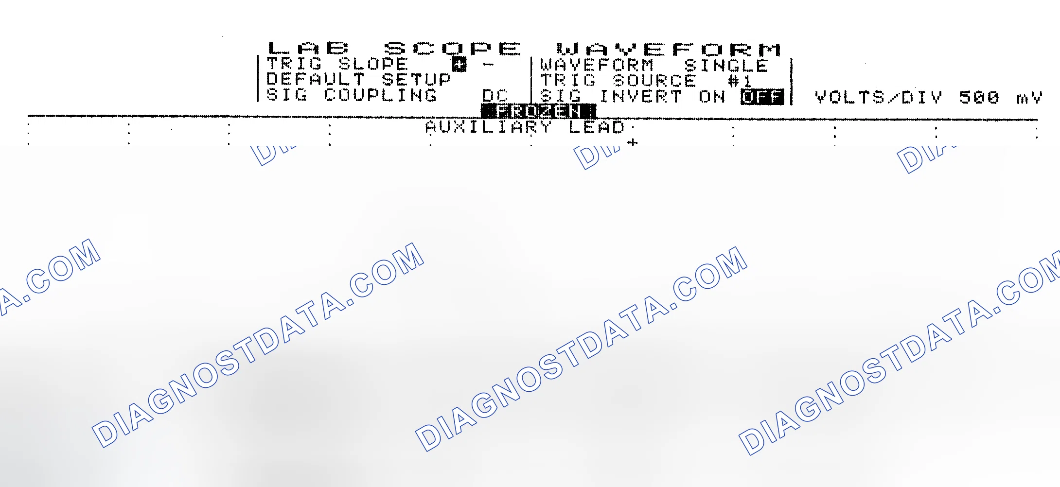 Scheme 10: Single Injector w/Excessive Current Flow - Current Pattern