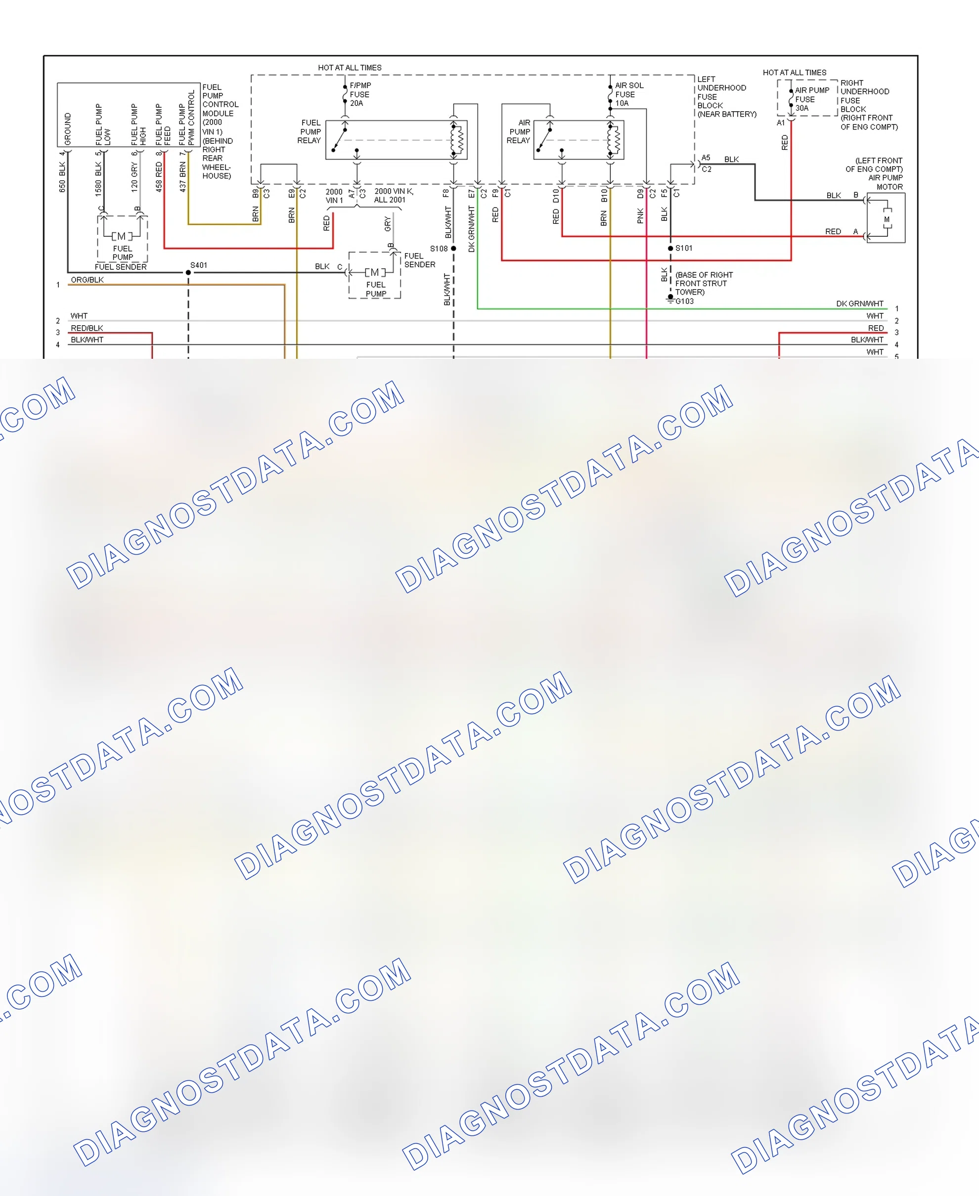 Scheme 143: PCM Wiring Diagram (Park Avenue - 3.8L - 3 Of 4)