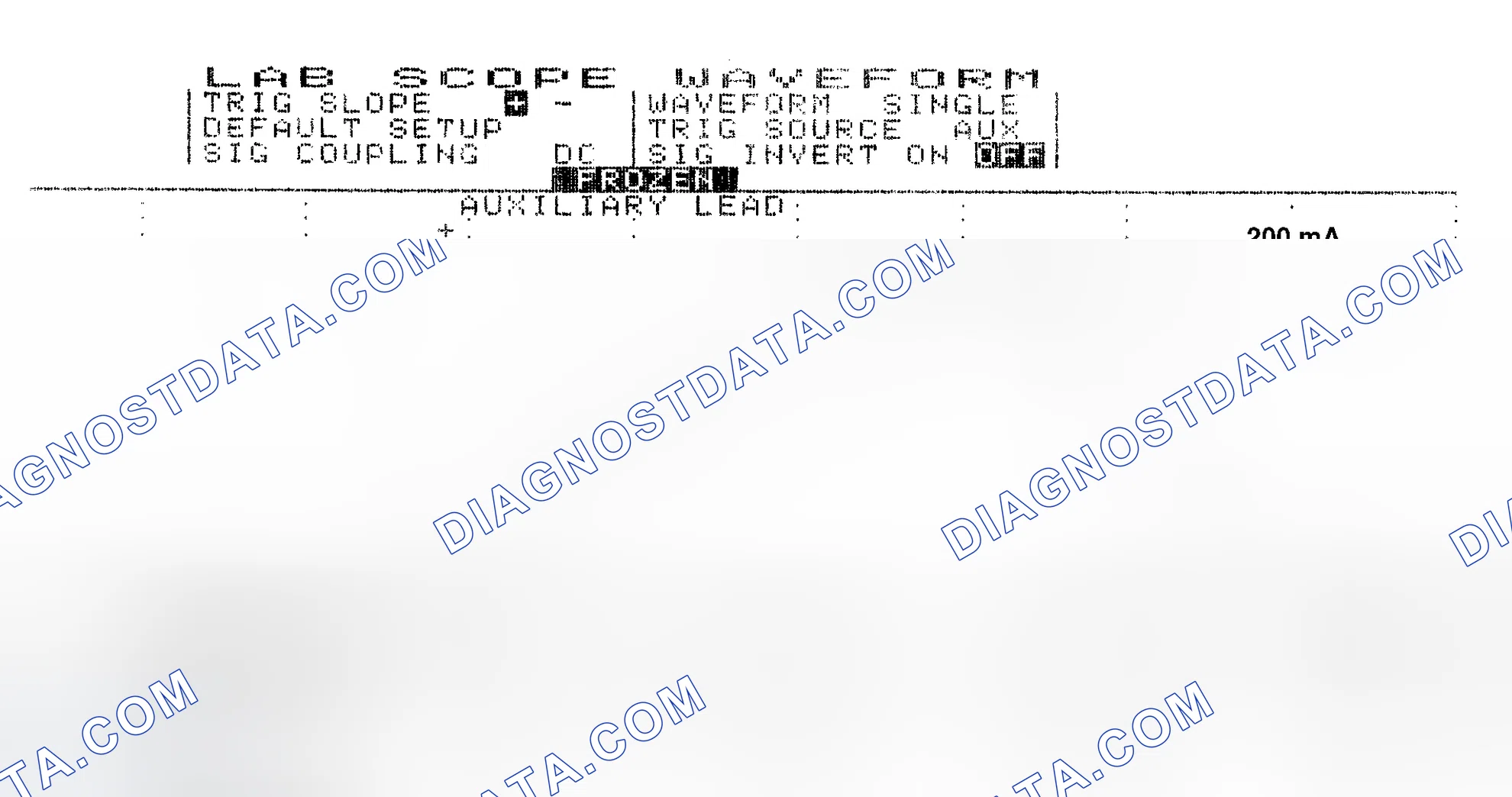 Scheme 13: Single Injector w/Normal Current Flow - Current Pattern