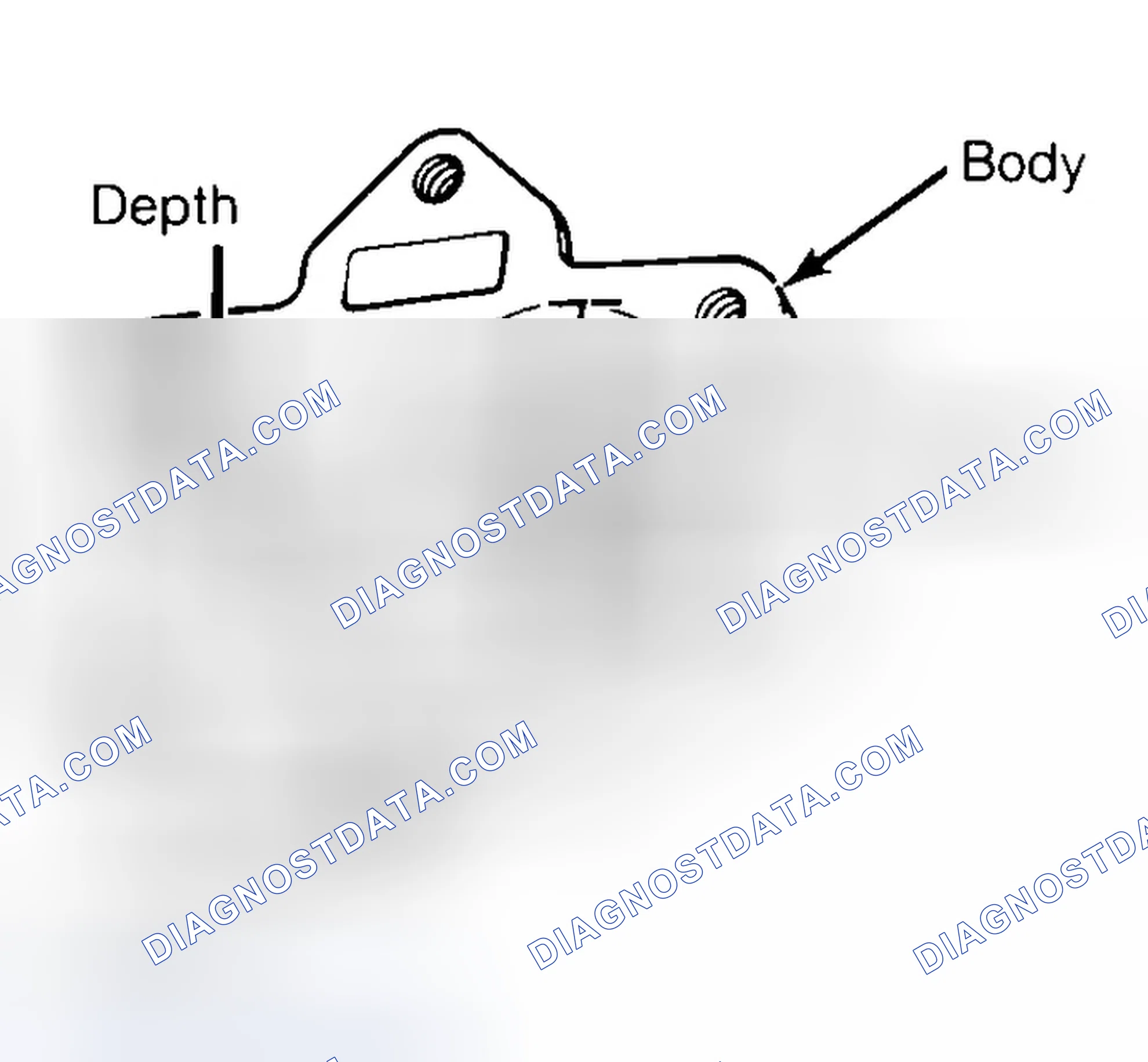 Scheme 35: Measuring Oil Pump Gear Cavity