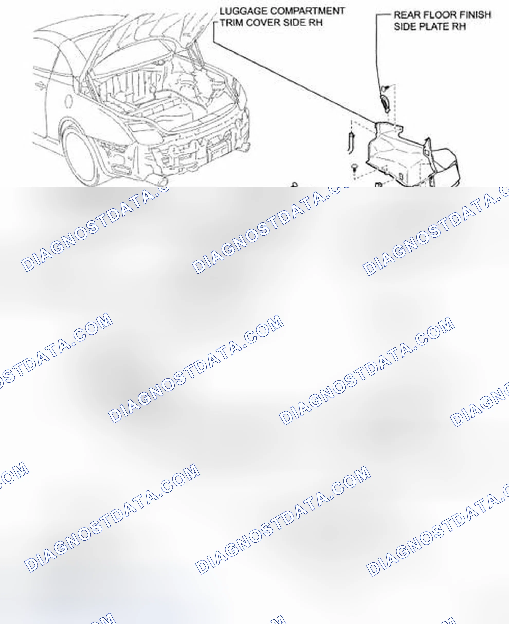 Scheme 176: Identifying License Plate Light Assembly Components (1 Of 2)