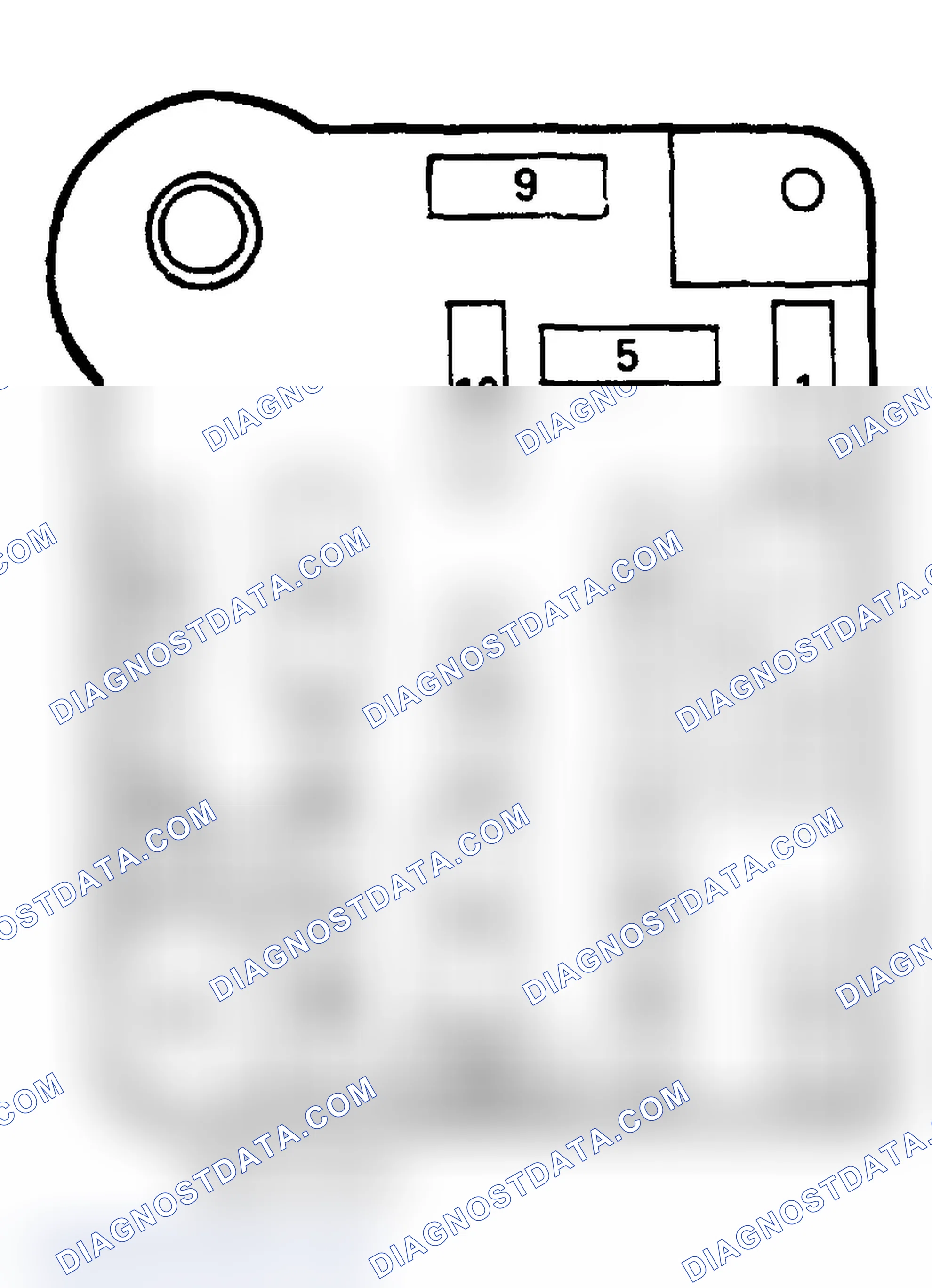 Scheme 6: INTERIOR FUSE PANEL IDENTIFICATION (E-SERIES) - 1994-96