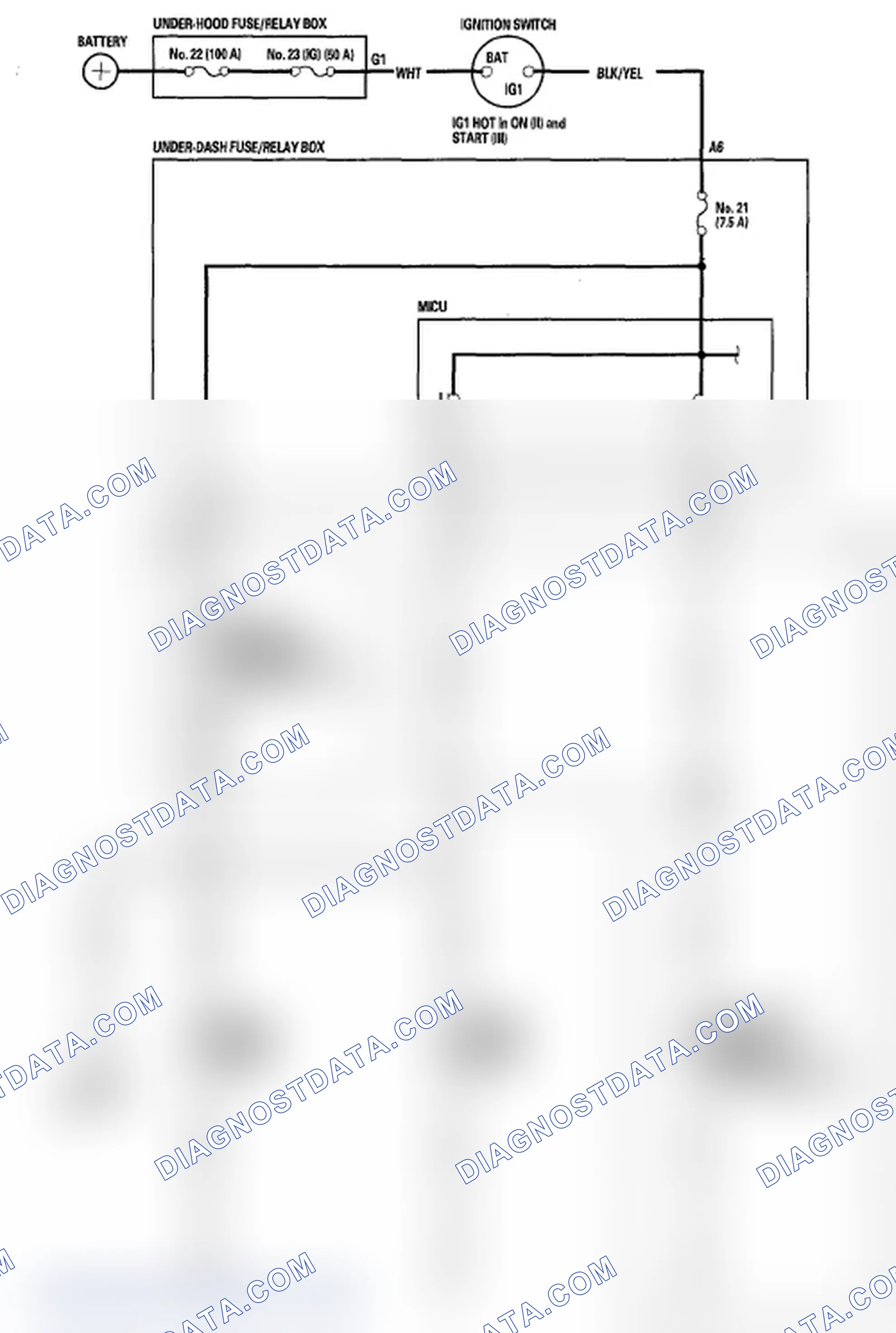 Scheme 9: Circuit Diagram - Back-up Lights