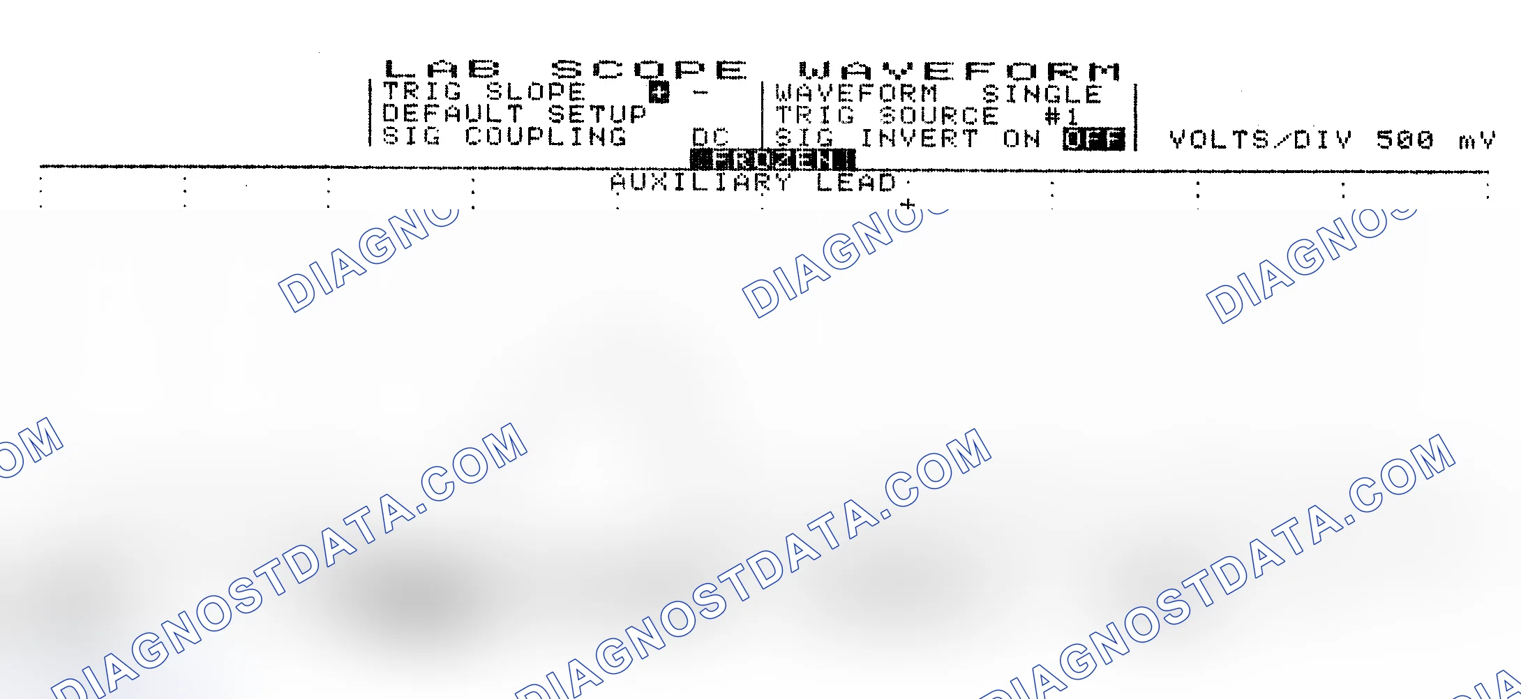 Scheme 10: Single Injector w/Excessive Current Flow - Current Pattern