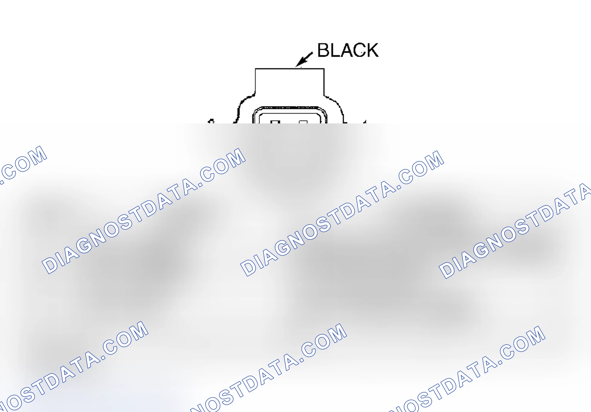 Scheme 750: A/C PRESSURE TRANSDUCER CONNECTOR END VIEW