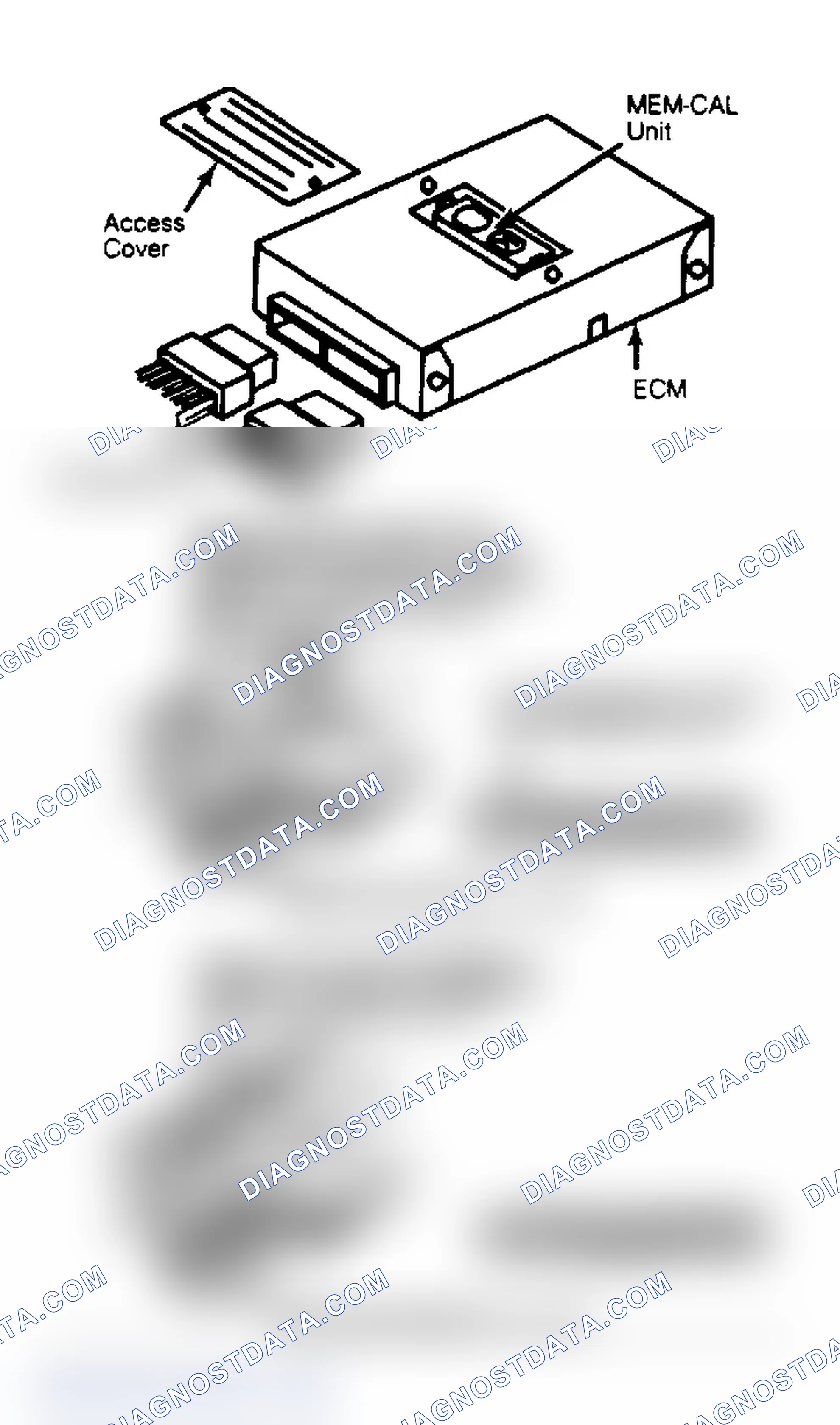 Scheme 3: Replacing MEM-CAL in Electronic Control Module of Vehicles Equipped With 2.5L Engine Only