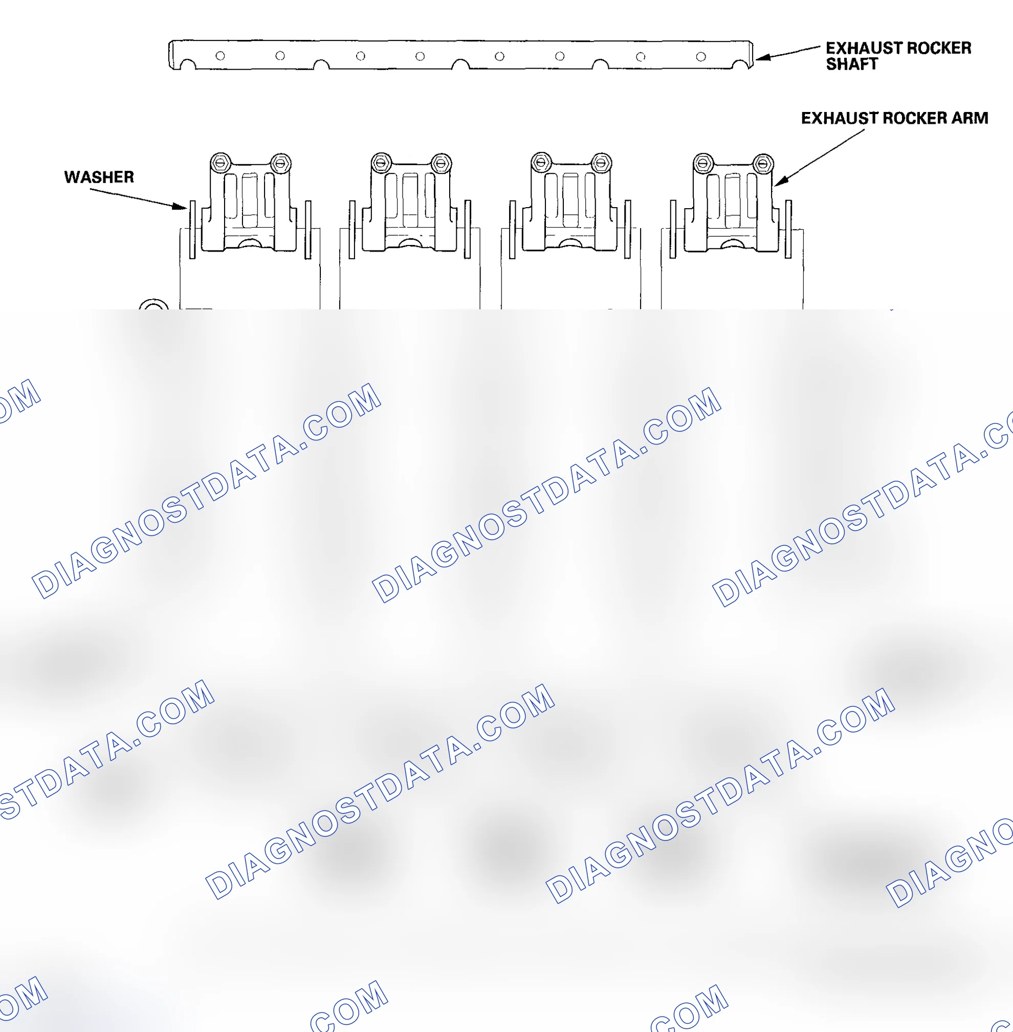 Scheme 151: Rocker Arm and Shaft Disassembly/Reassembly