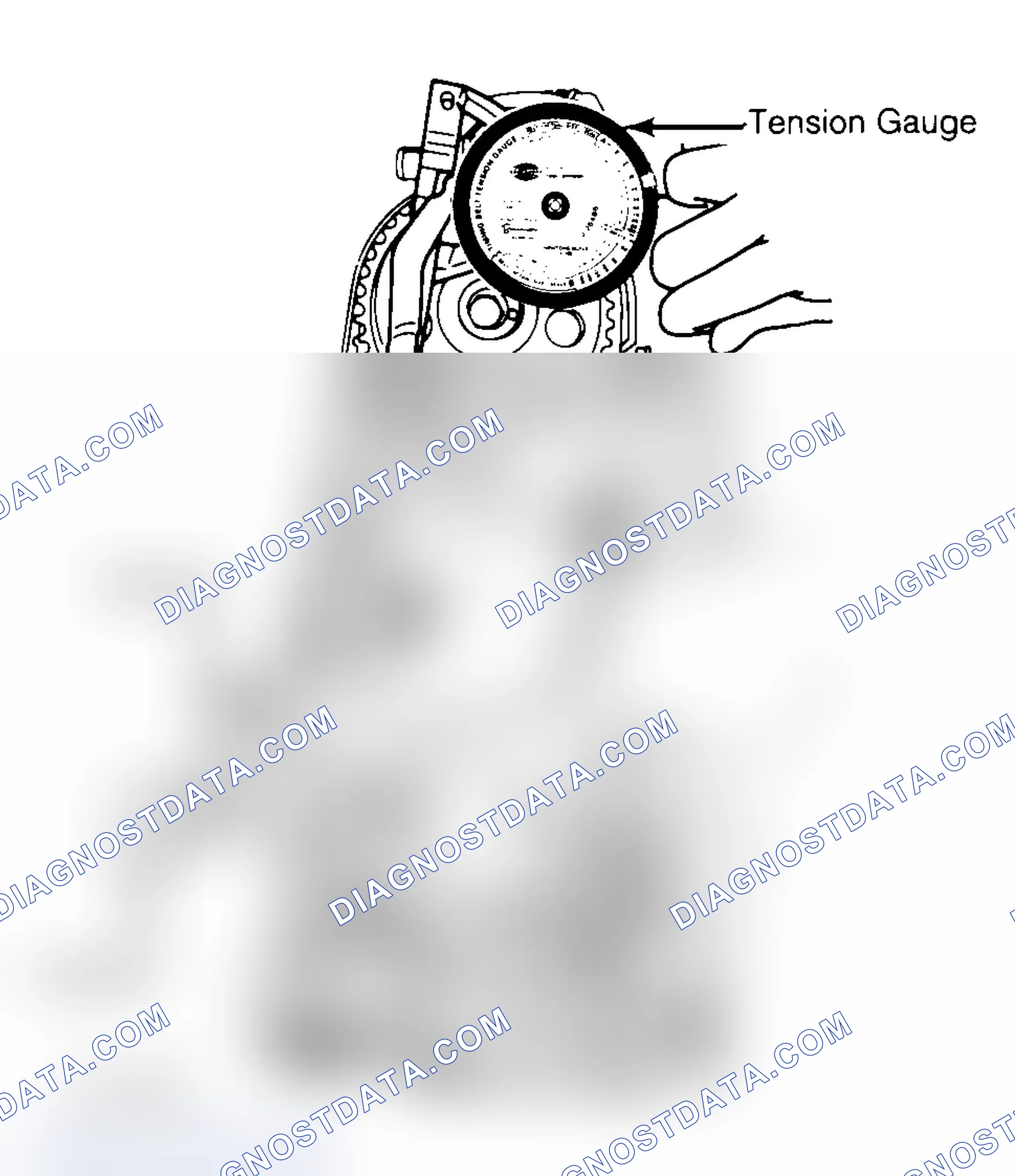 Scheme 28: Adjusting Typical Timing Belt Tension