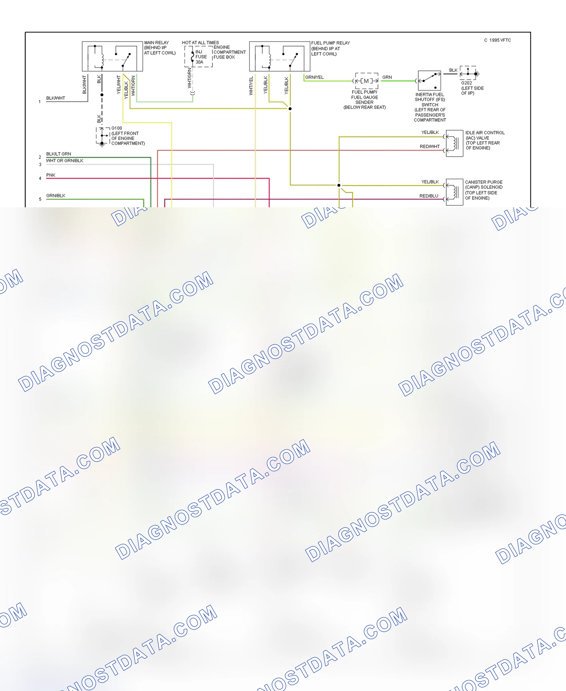 Scheme 17: Wiring Diagram (1.3L - 2 Of 2)