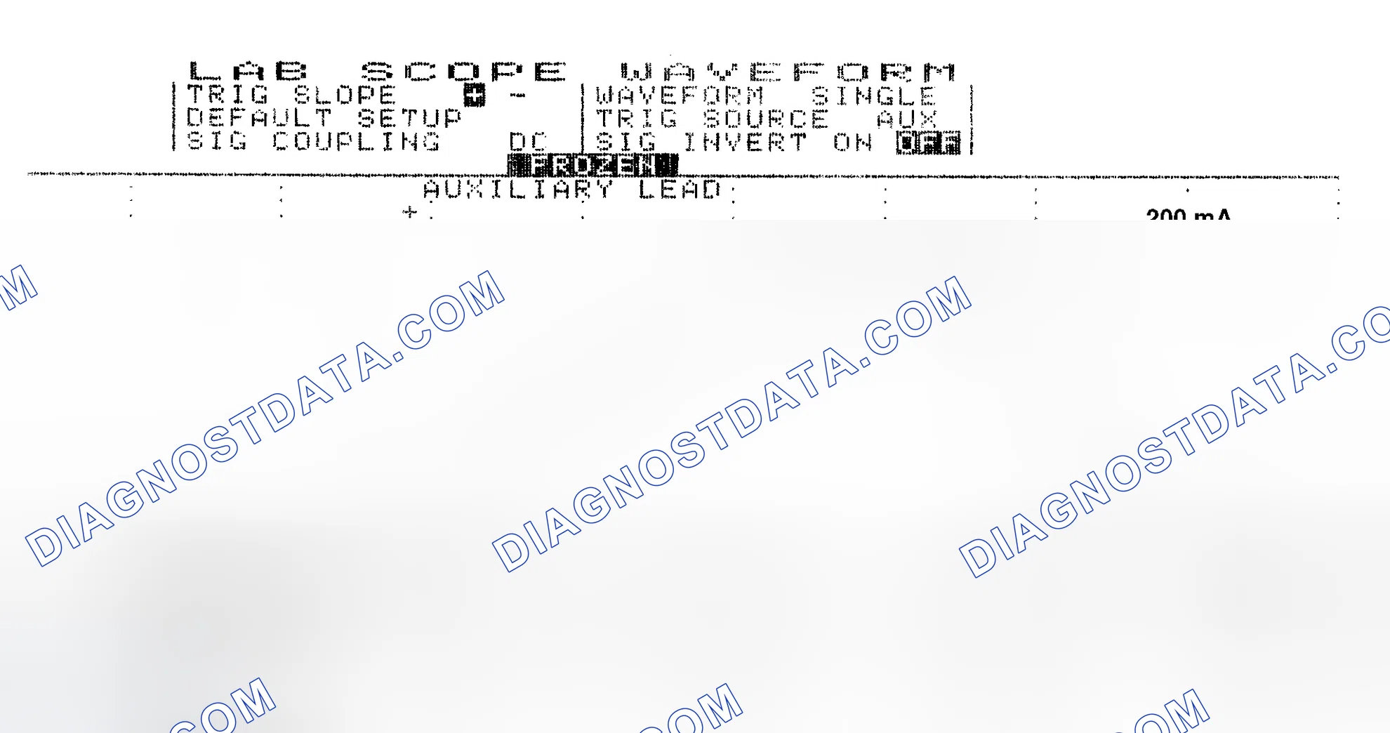 Scheme 13: Single Injector w/Normal Current Flow - Current Pattern