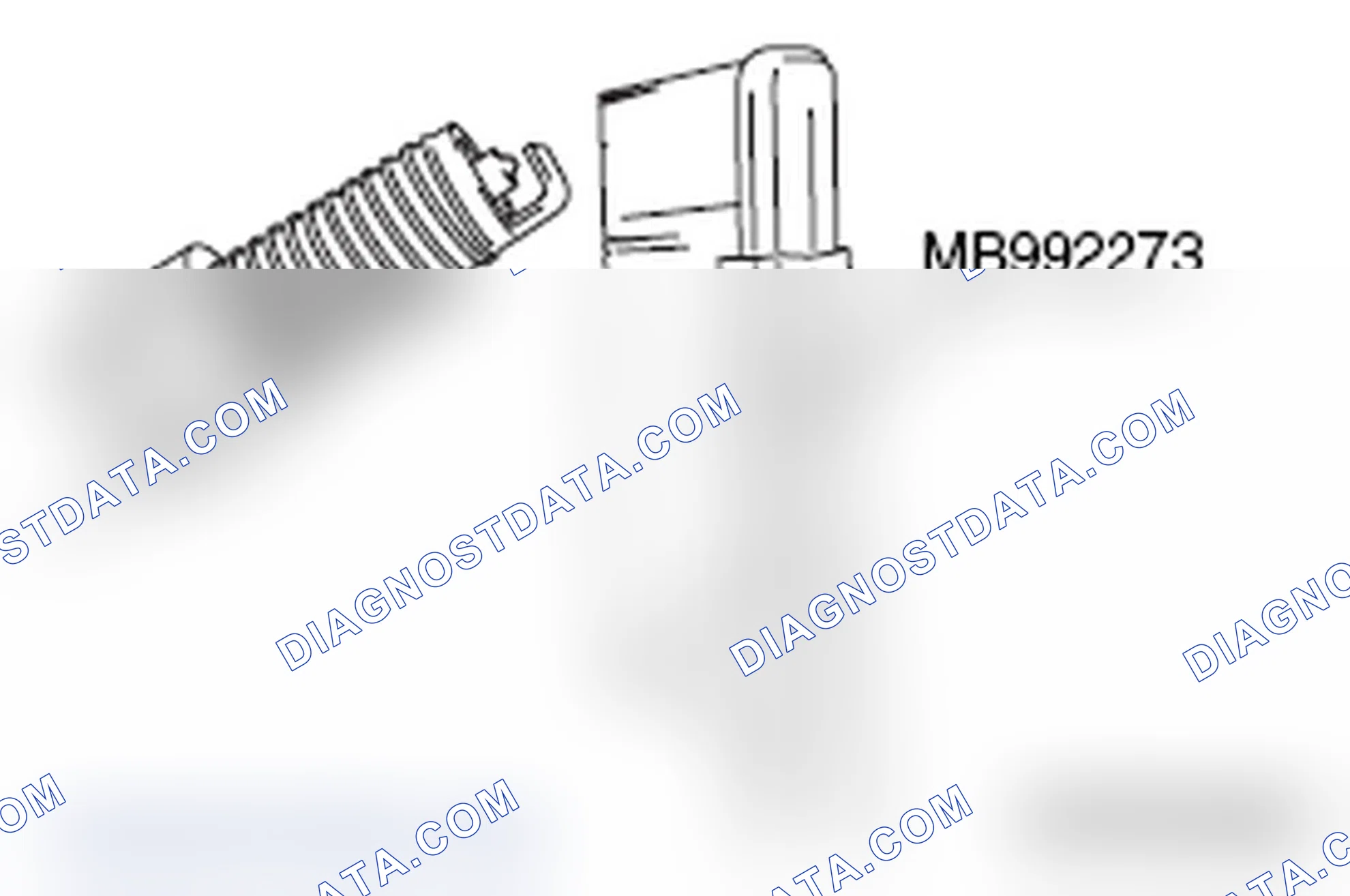 Scheme 9: < When special tool MB992273 is used >