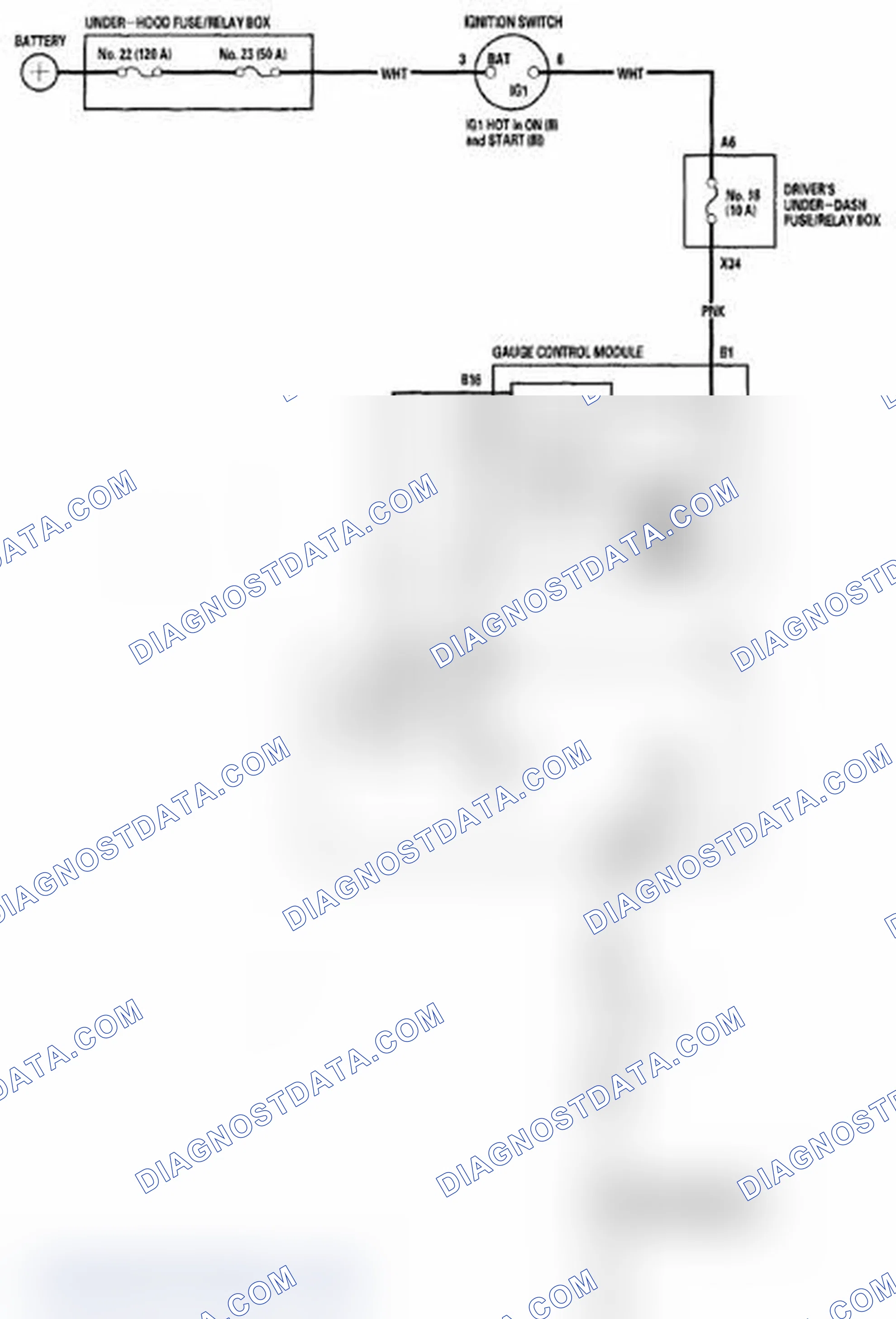 Scheme 4: Low Oil Pressure Indicator Circuit Diagram