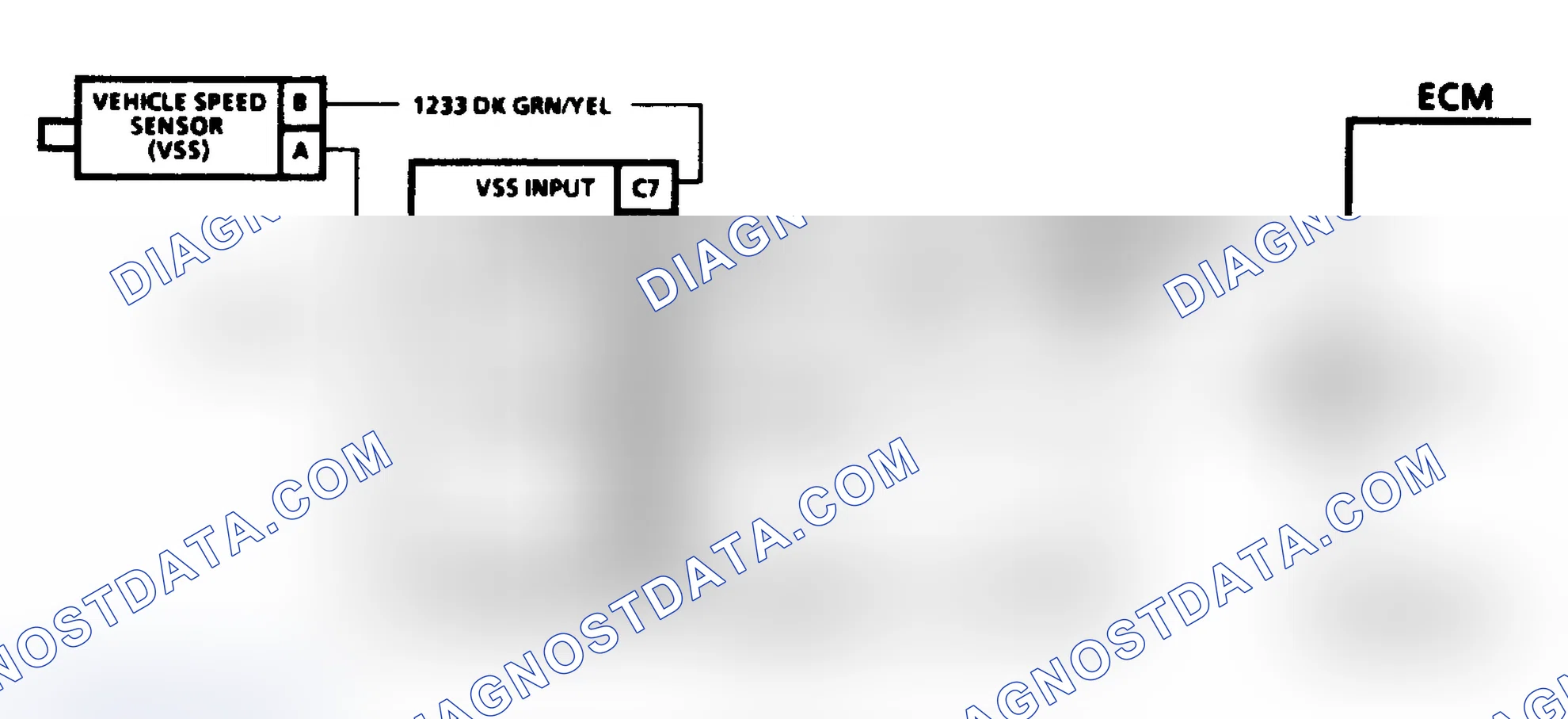 Scheme 24: Code 24 Schematic ("P" Series M/T) Vehicle Speed Sensor Transmission Output Signal
