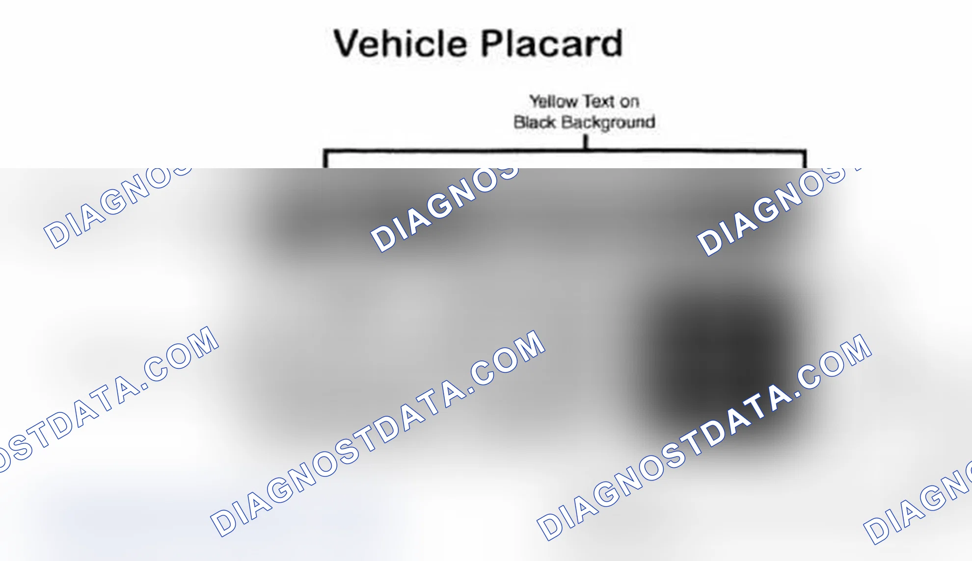 Scheme 28: Vehicle Tire Placard - Typical