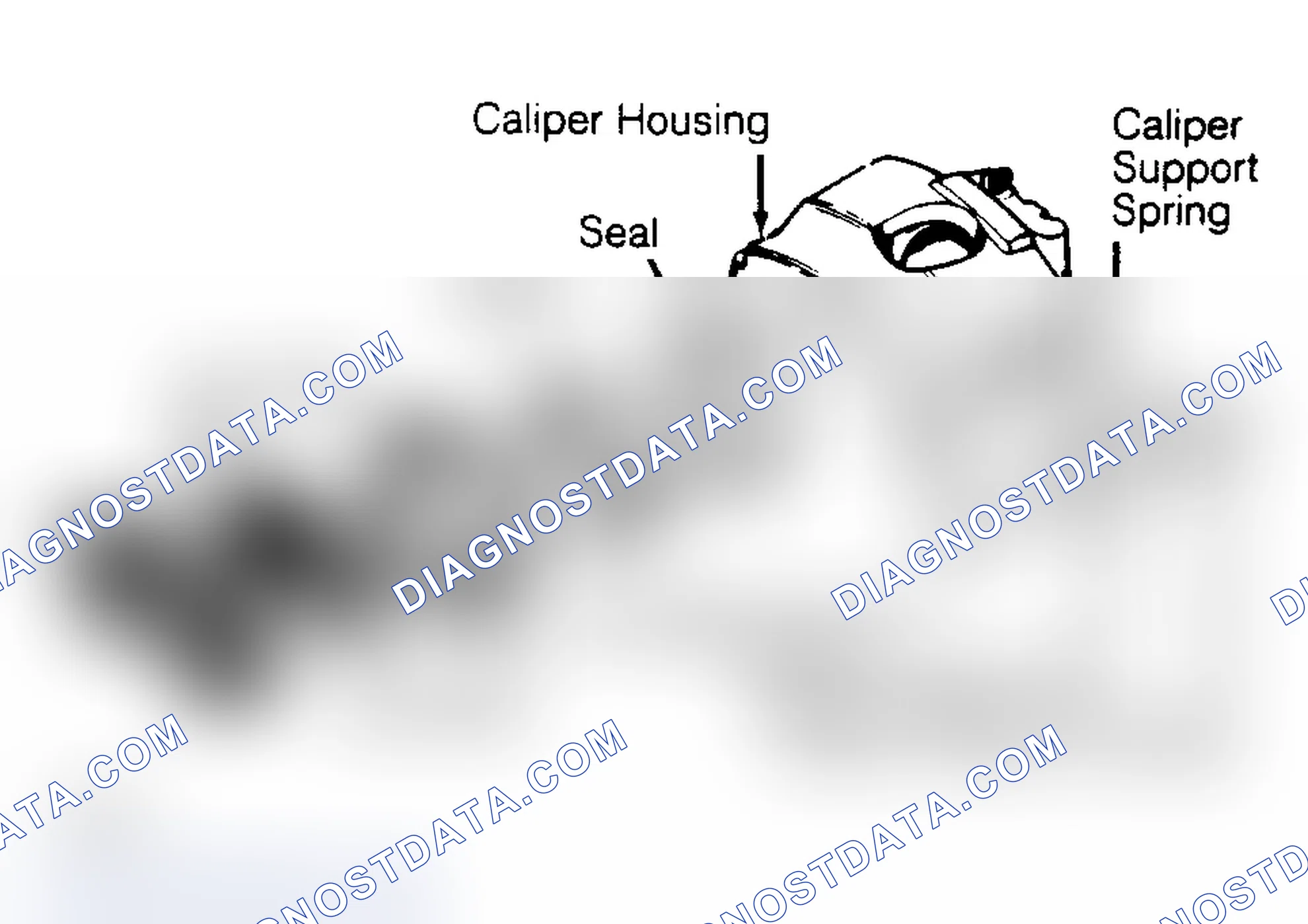 Scheme 29: Exploded View of Bendix Sliding Caliper Assembly