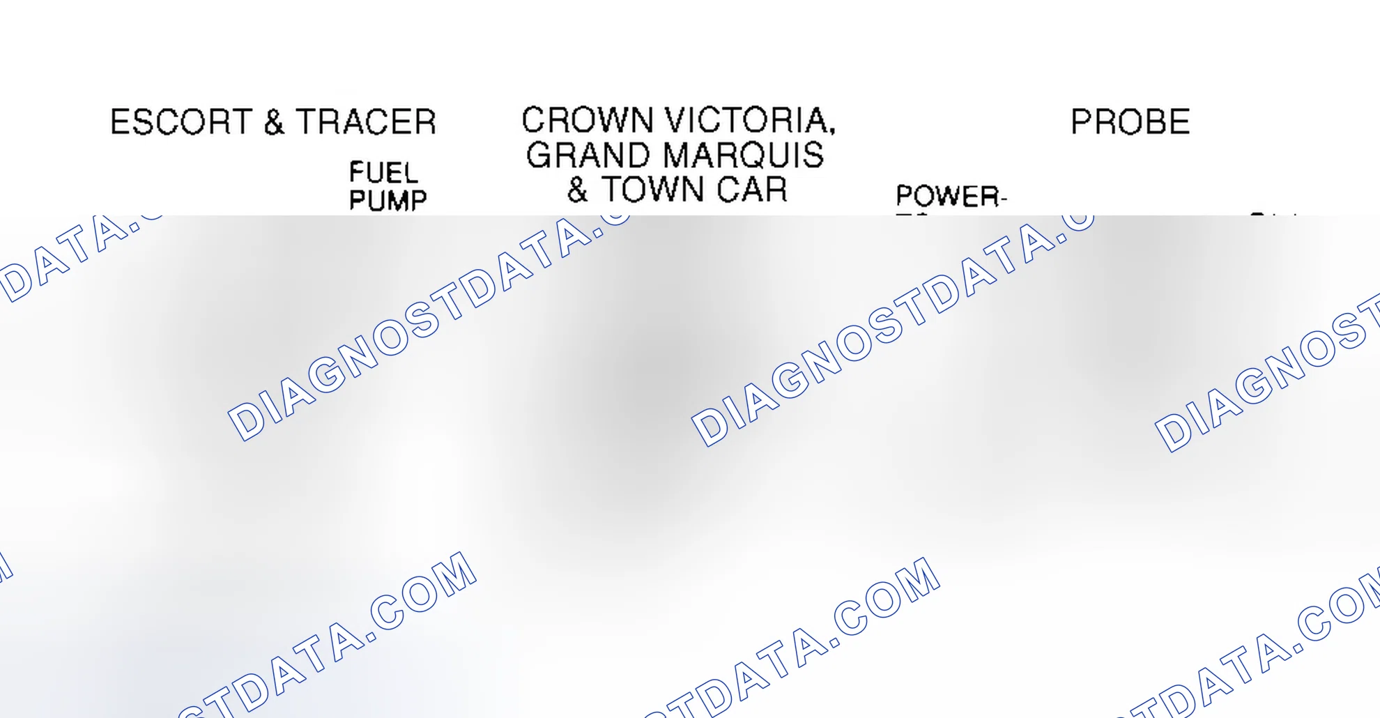 Scheme 47: Identifying Fuel Pump Relay Connector Terminals