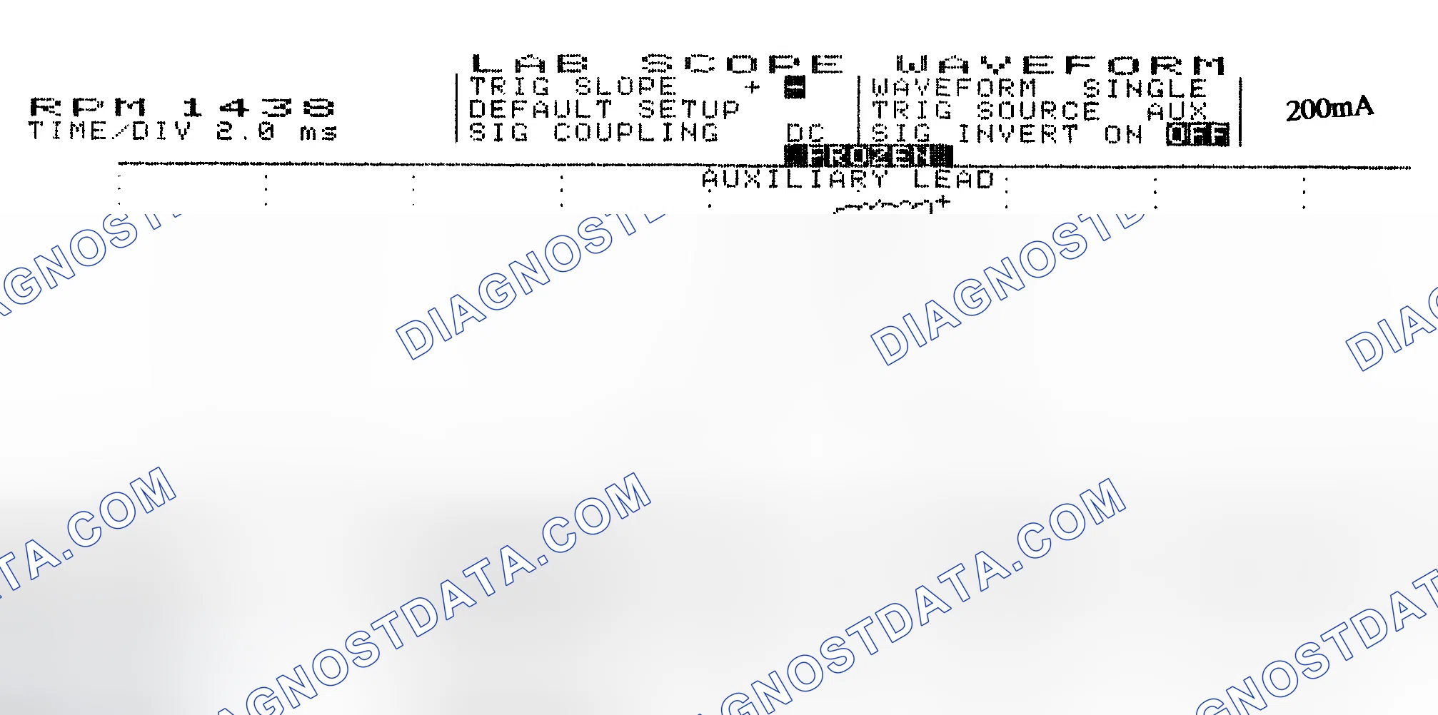 Scheme 15: Single Injector w/Normal Current Flow - Current Pattern