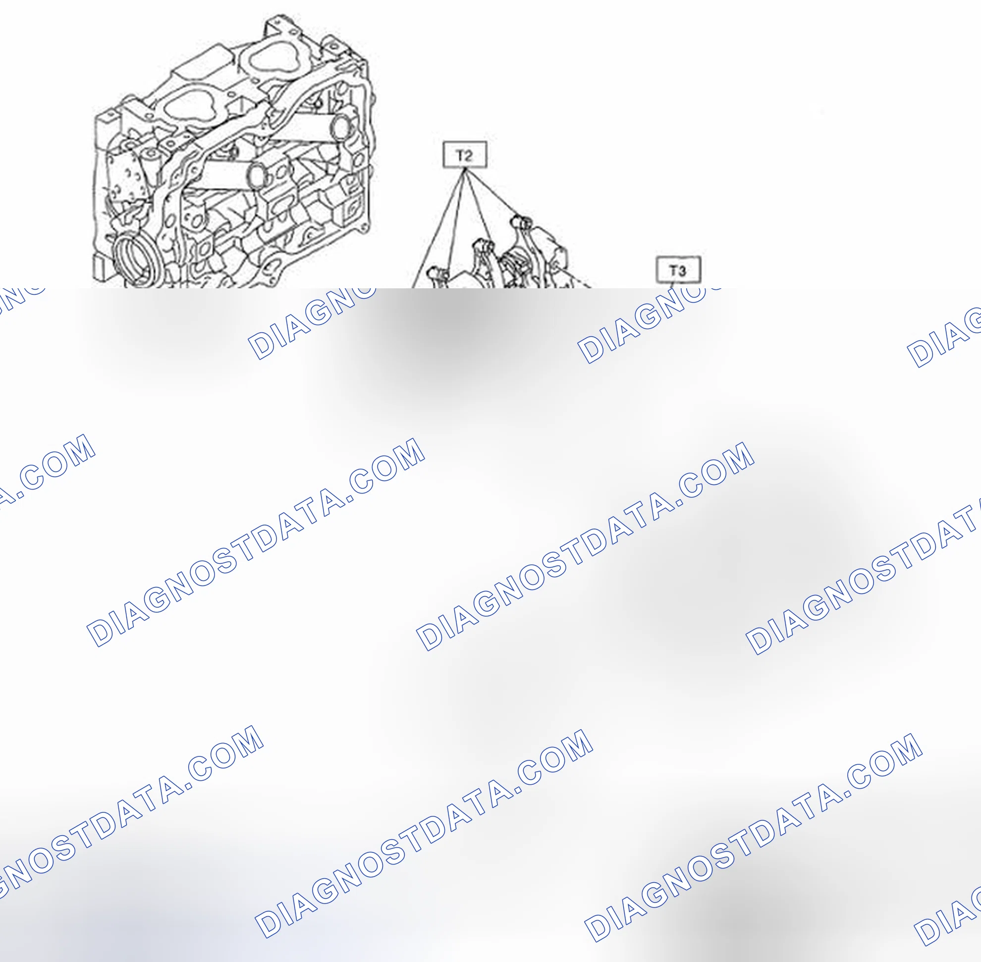 Scheme 43: Identifying Valve Rocker Assembly Components With Torque Specifications