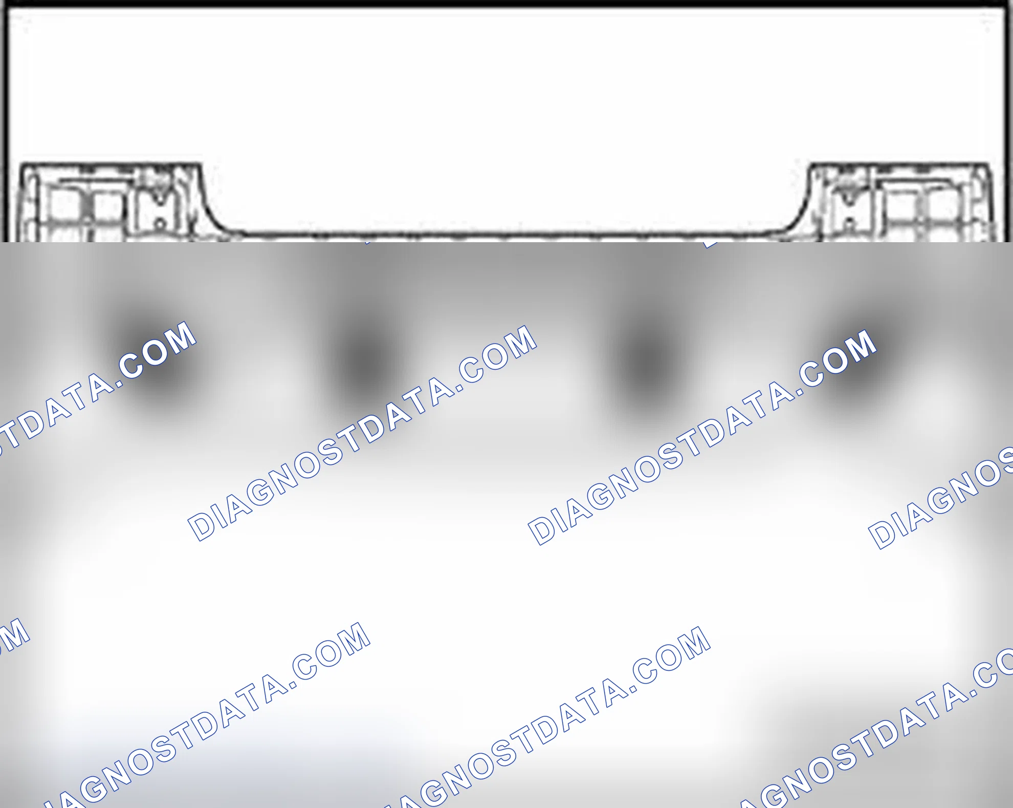 Scheme 306: Rear parking aid sensors, removing and installing