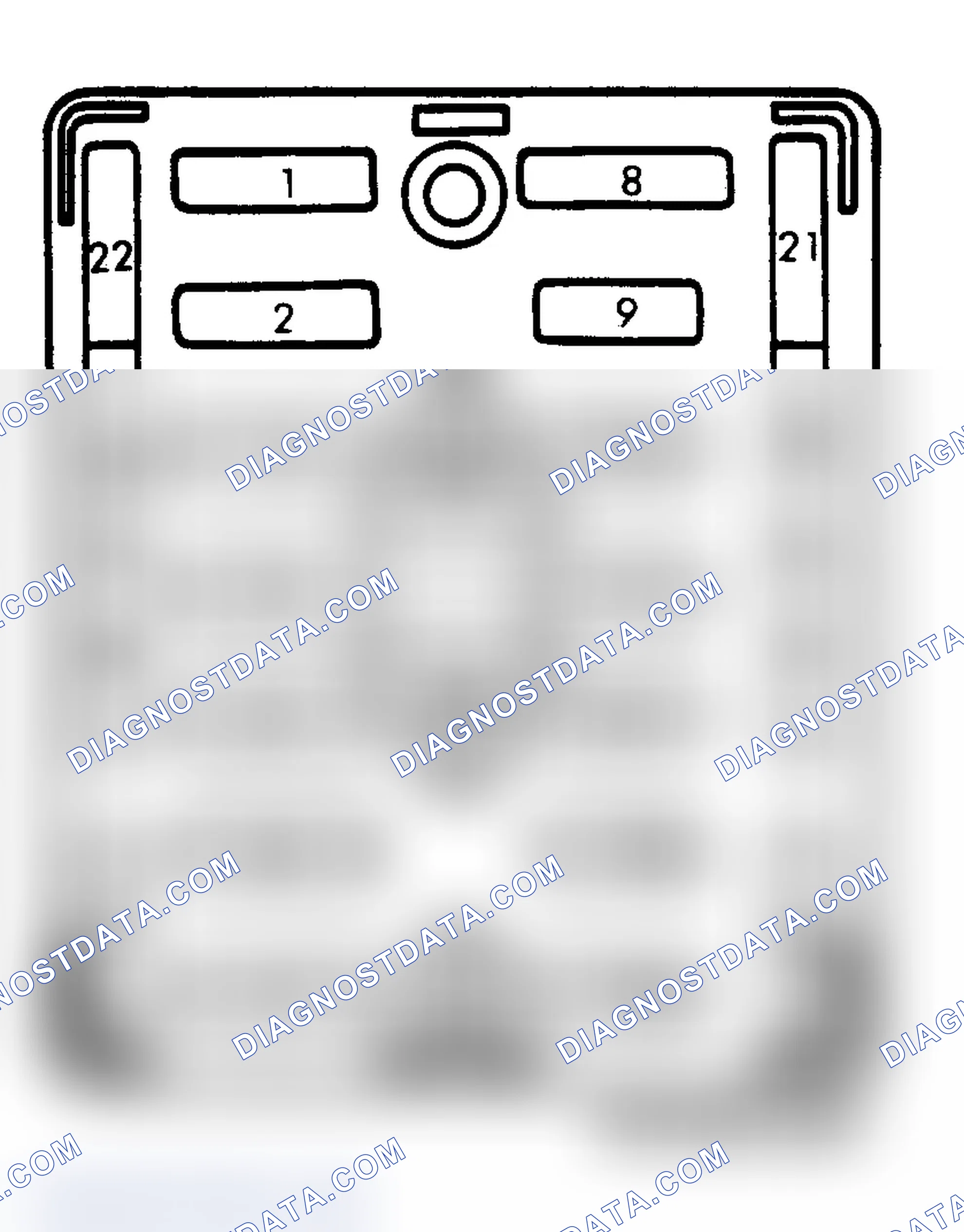 Scheme 8: FUSE PANEL & FUSE BLOCK IDENTIFICATION (1983-85)