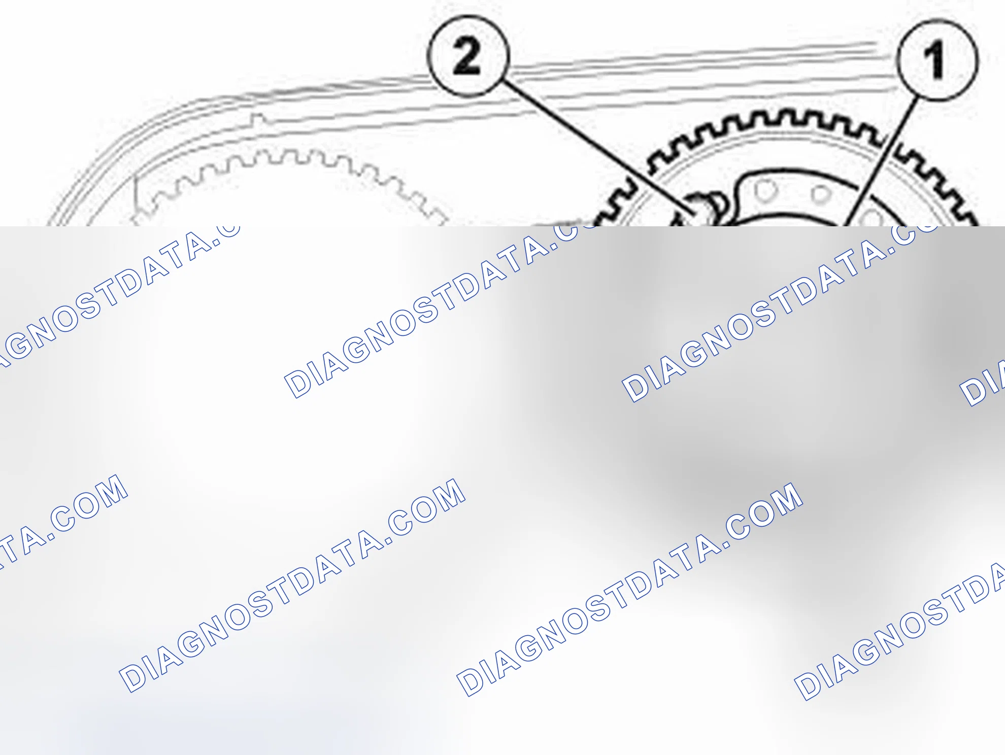 Scheme 306: Installing the variable valve timing unit on the camshaft