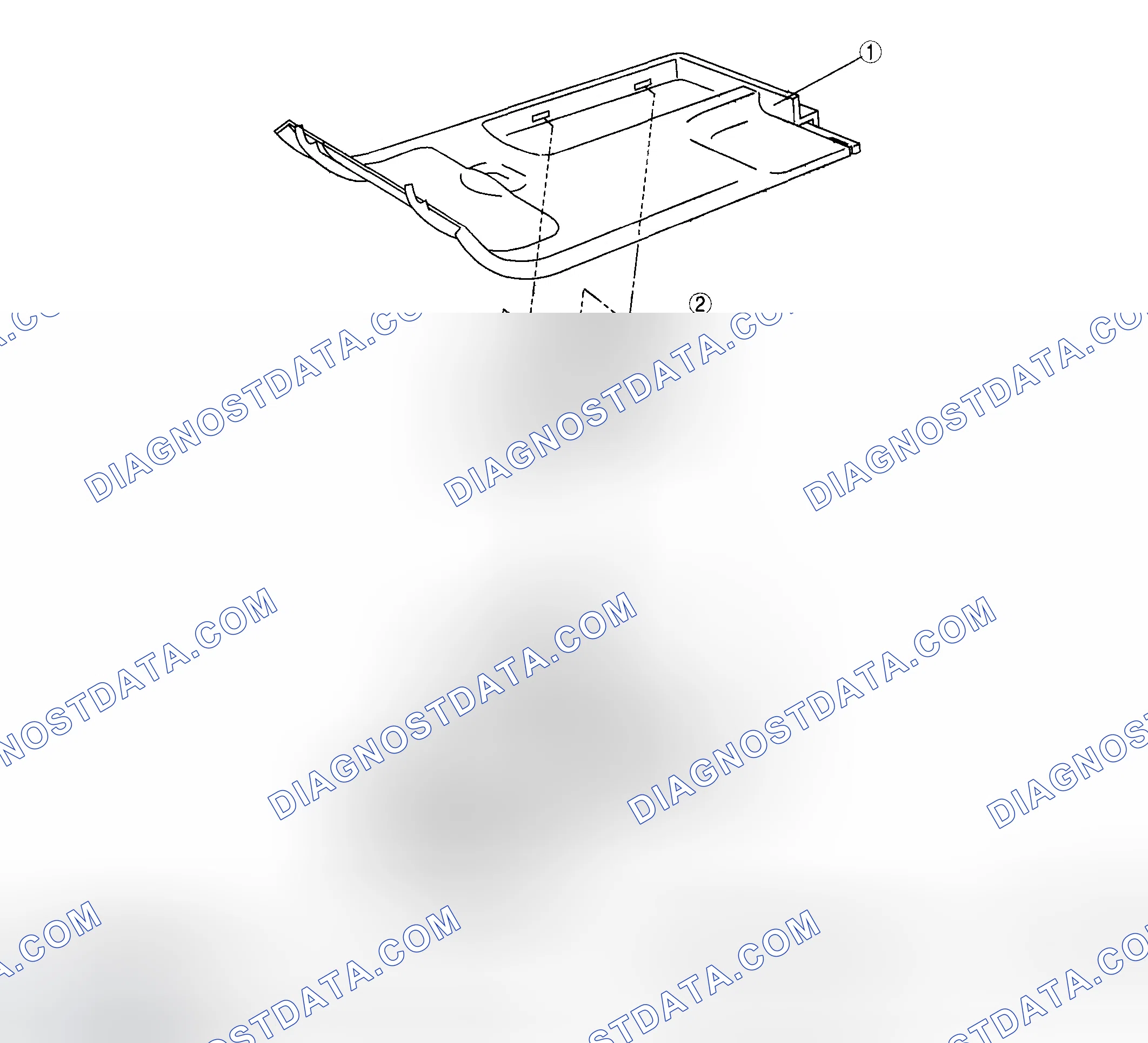Scheme 977: SELECTOR LEVER DISASSEMBLY/ASSEMBLY