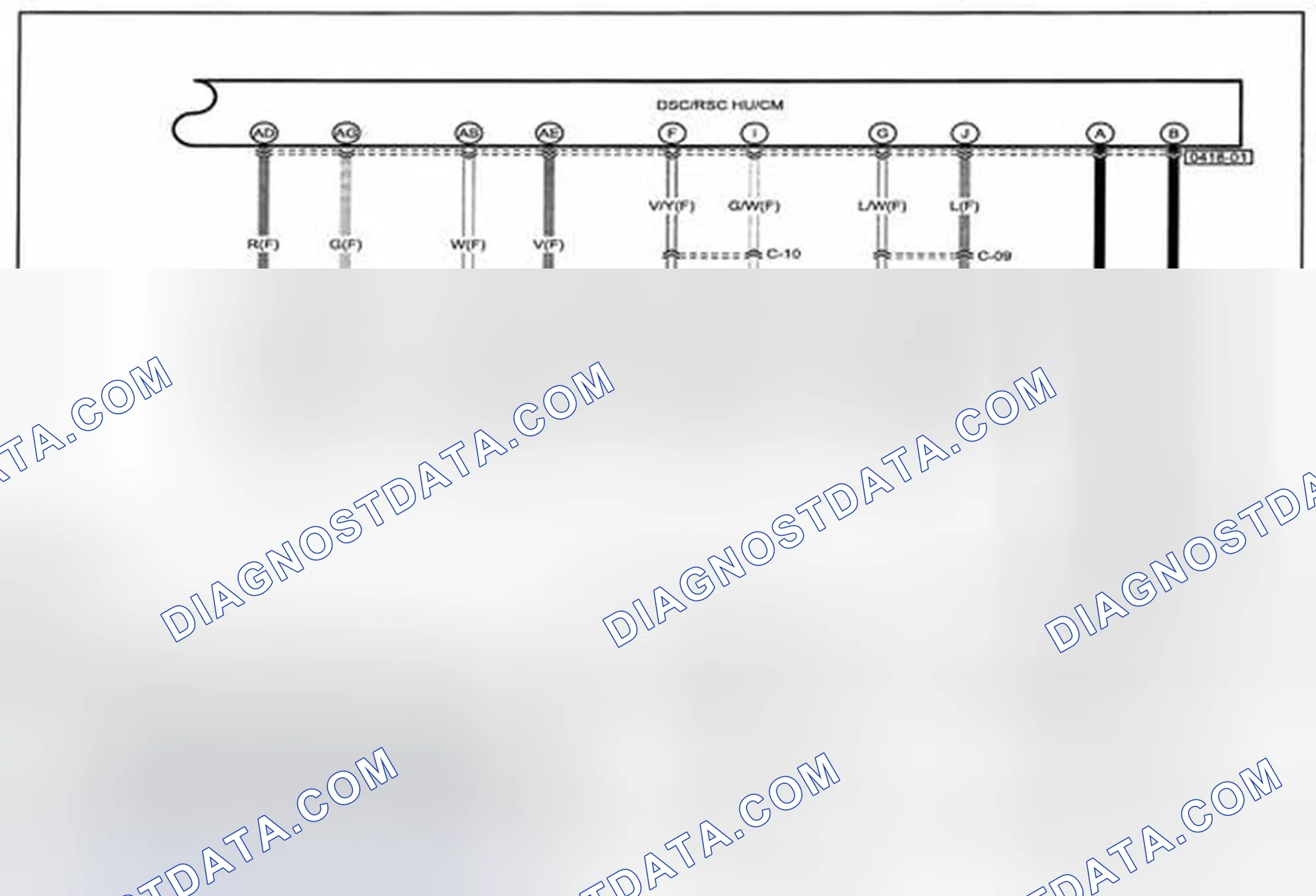 Scheme 124: Dynamic Stability Control/Roll Stability Control System Wiring Diagram - 0418-B (1 Of 2)