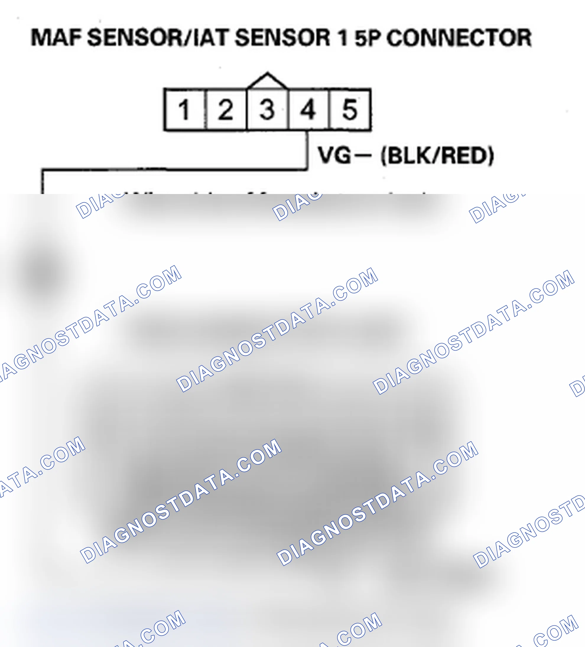 Scheme 102: DTC P0103: MAF Sensor Circuit High Voltage