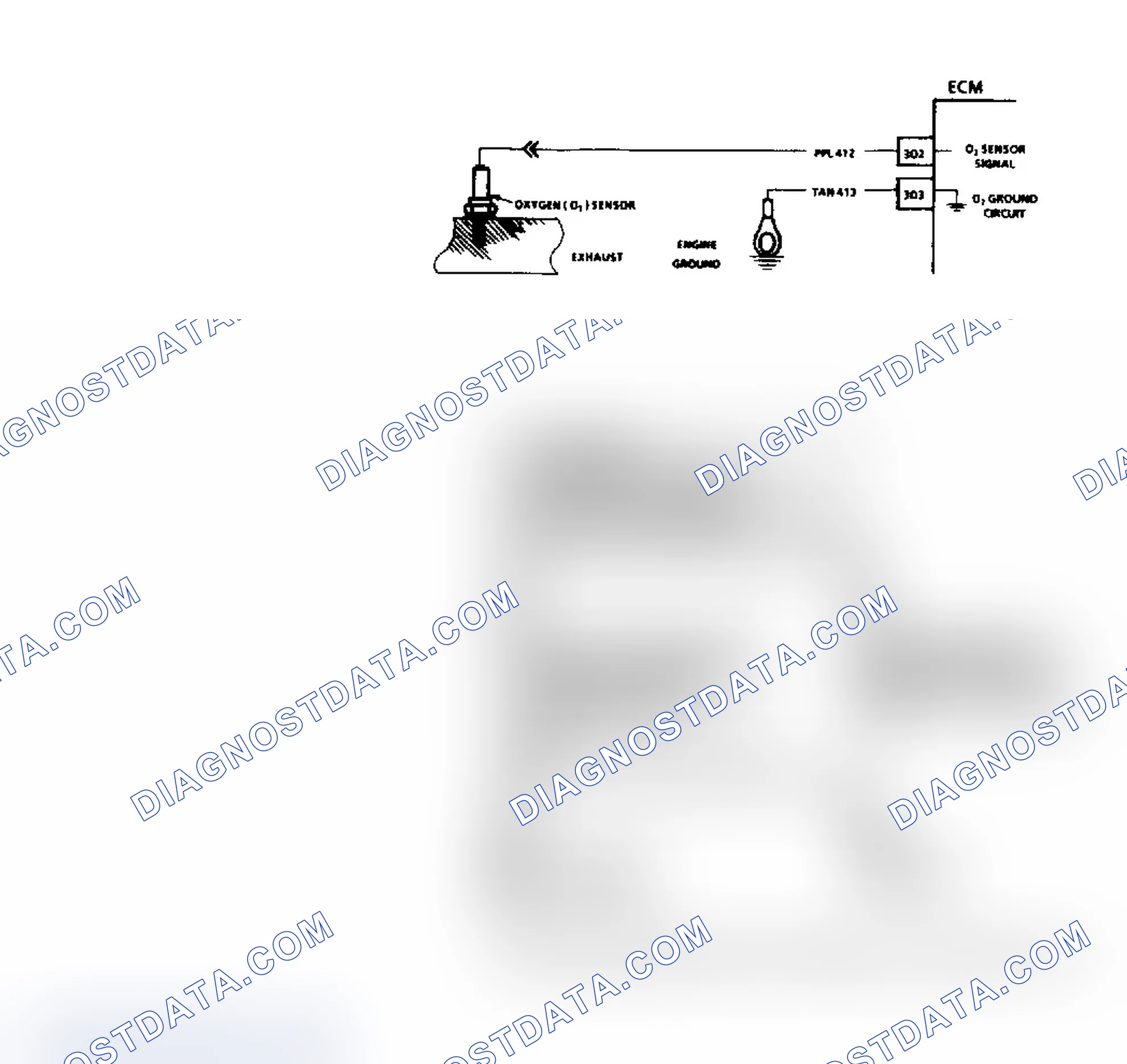 Scheme 161: Code E045, Oxygen Sensor Circuit (Rich Exhaust Indicated)