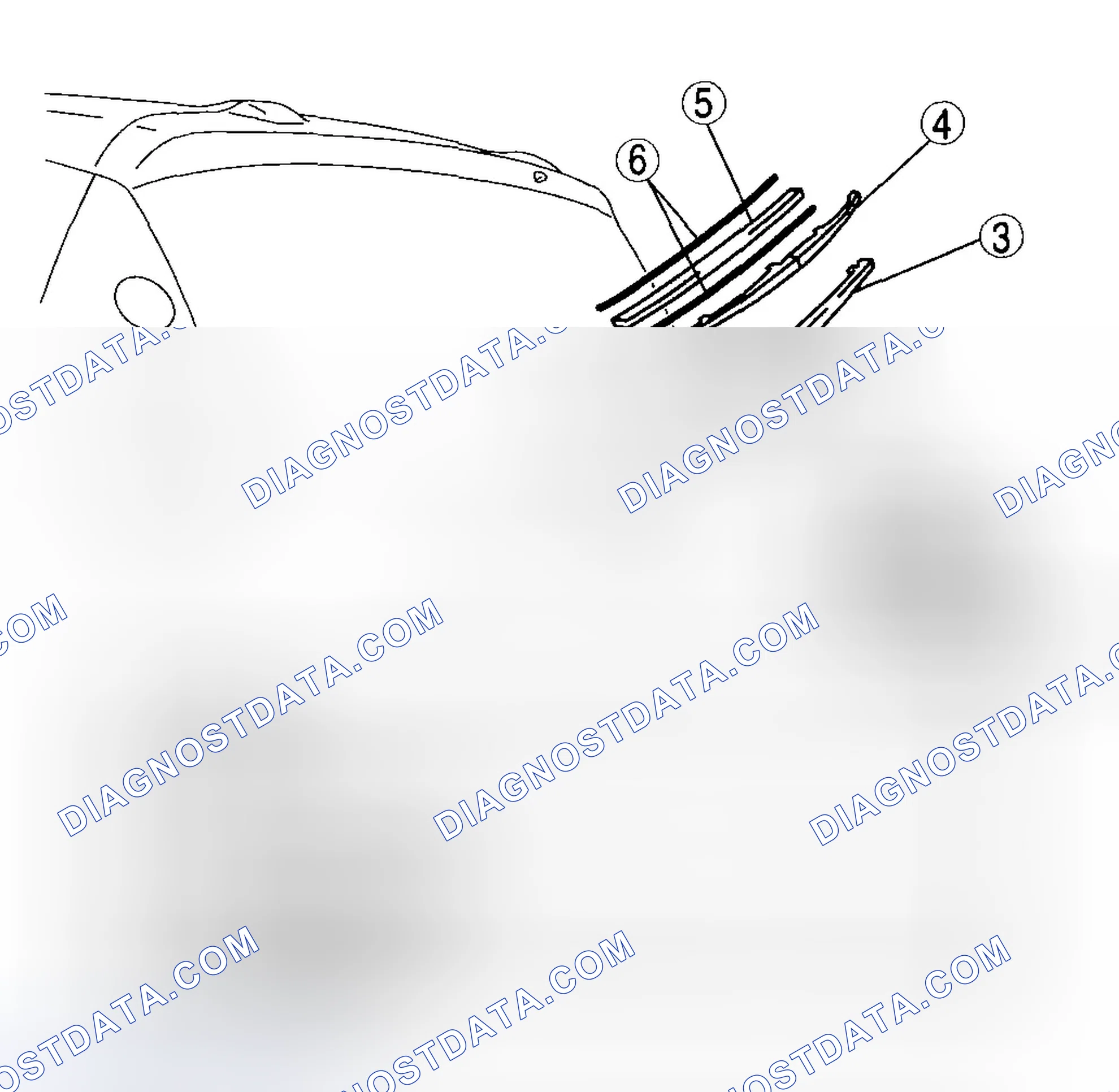 Scheme 27: REAR WIPER ARM AND BLADE REMOVAL/INSTALLATION