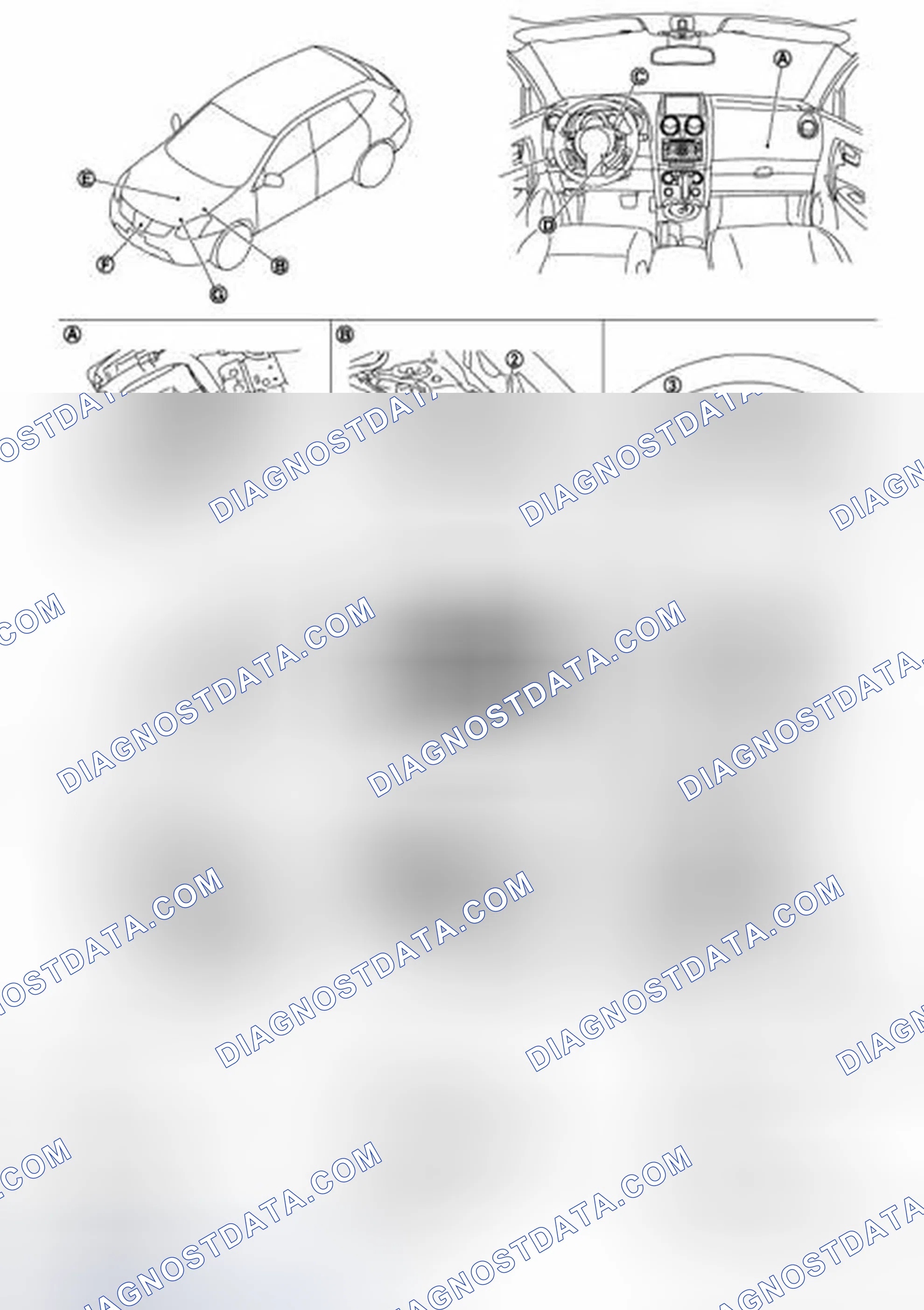 Scheme 163: Identifying Vehicle Security System Component Parts Location (1 Of 2)