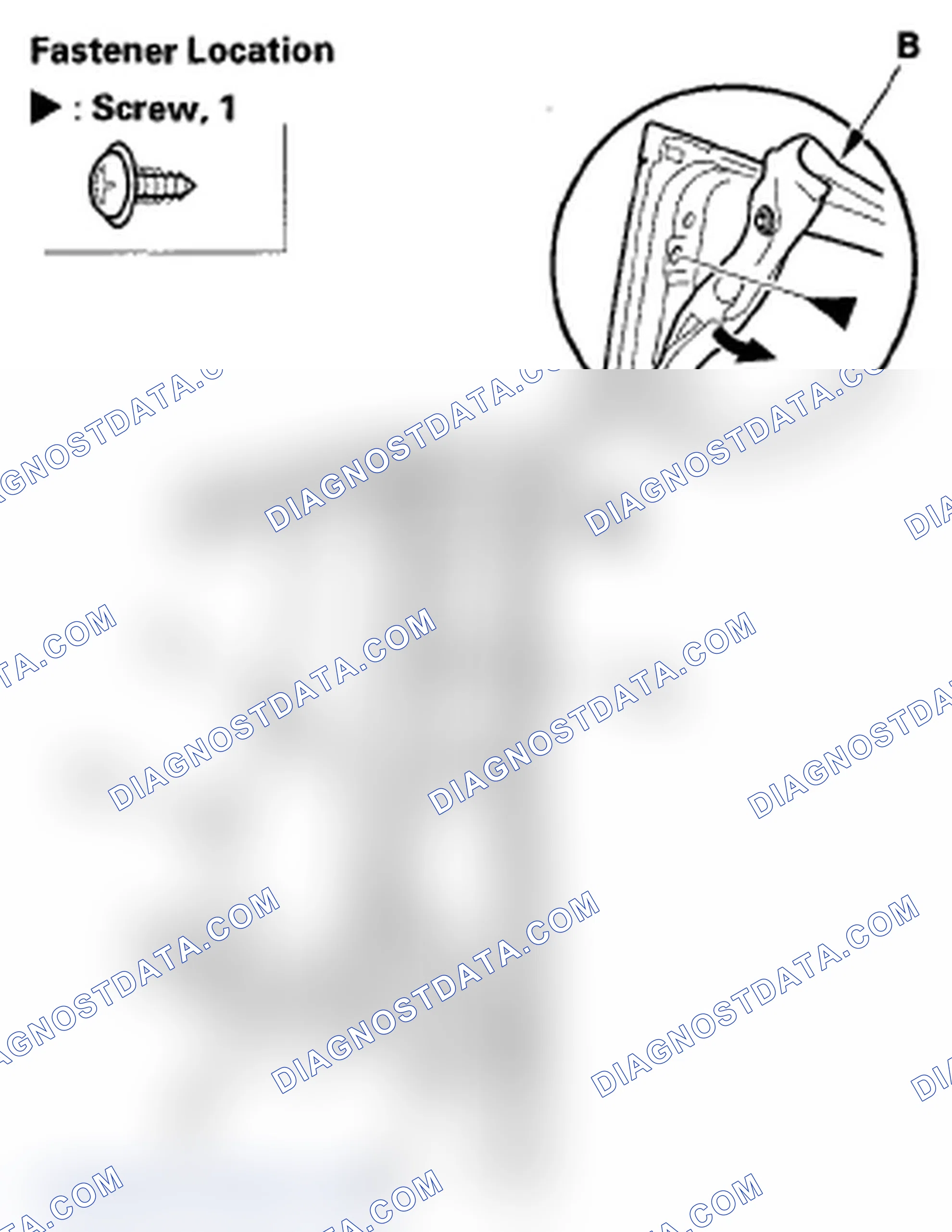 Scheme 107: Rear Door Rear Sash Outer Trim Replacement
