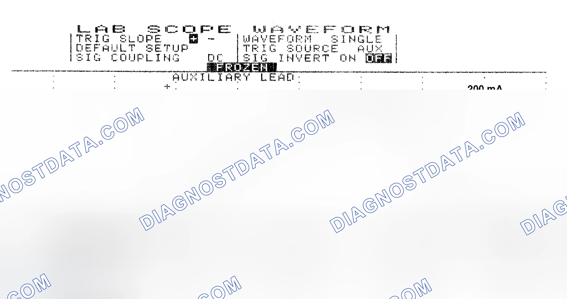 Scheme 13: Single Injector w/Normal Current Flow - Current Pattern