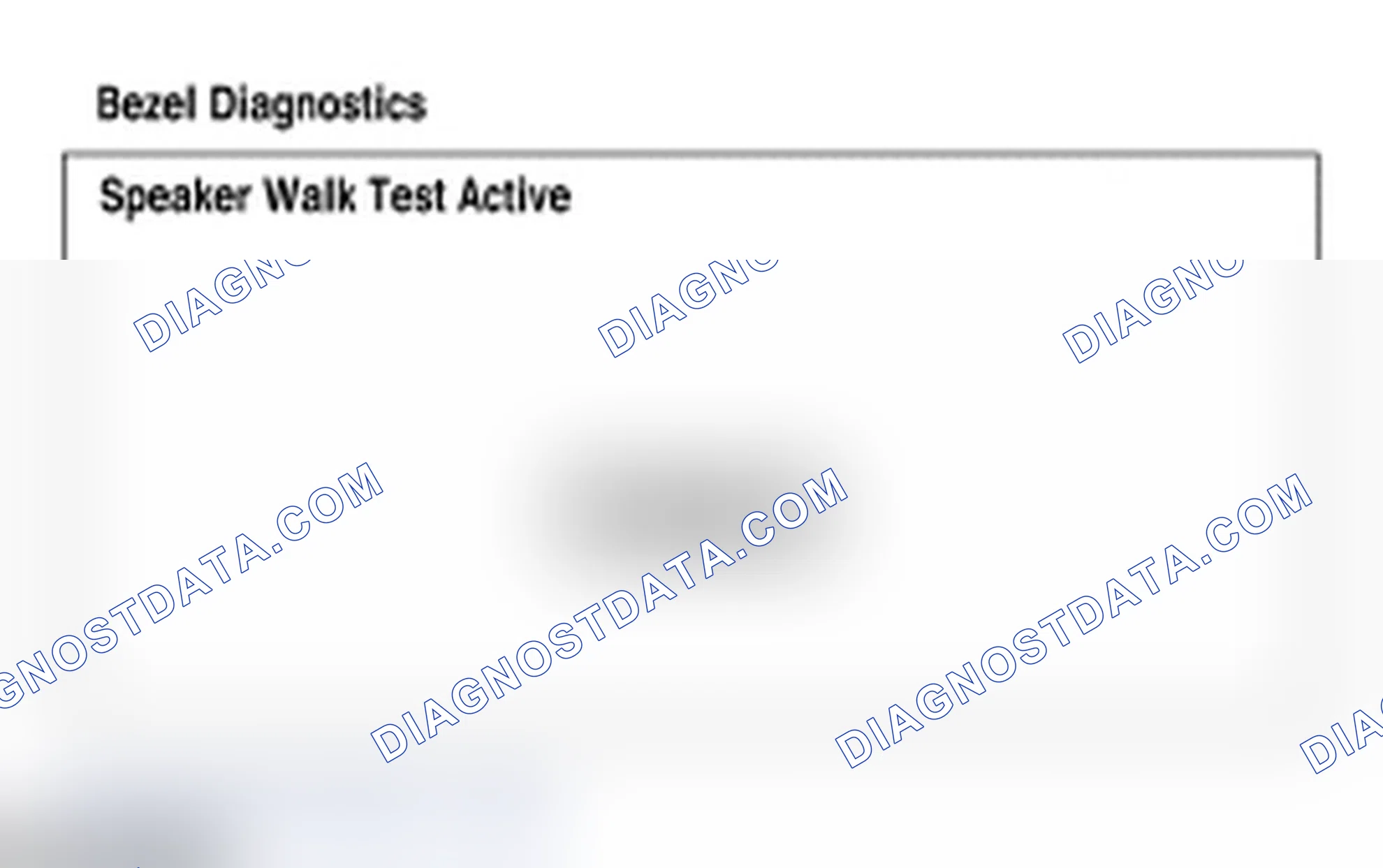 Scheme 4: Audio Control Module (ACM) Self-Diagnostic Mode - Navigation ACM