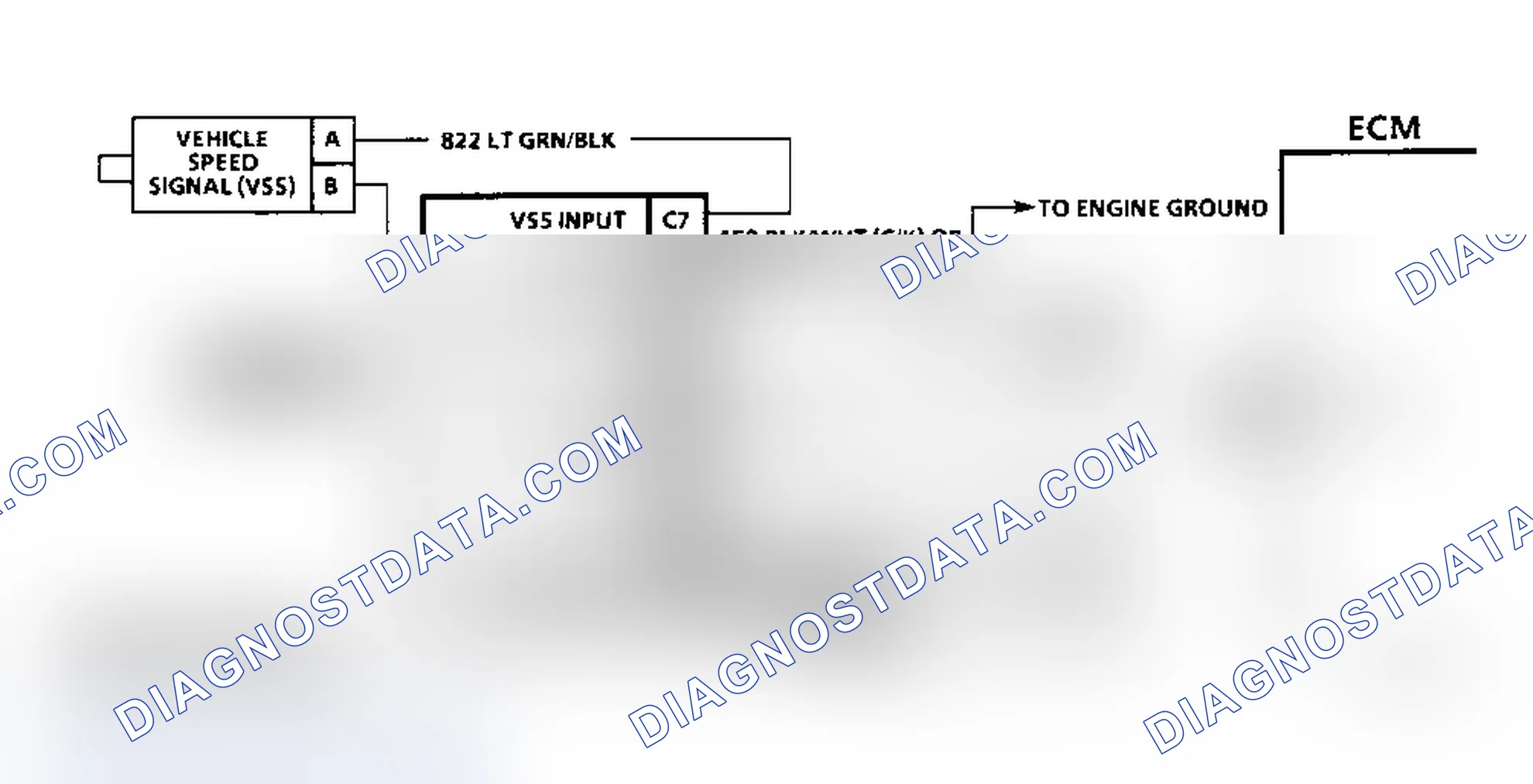 Scheme 263: CODE 24, VEHICLE SPEED SENSOR - 1992 EXCEPT 4L80-E TRANS.