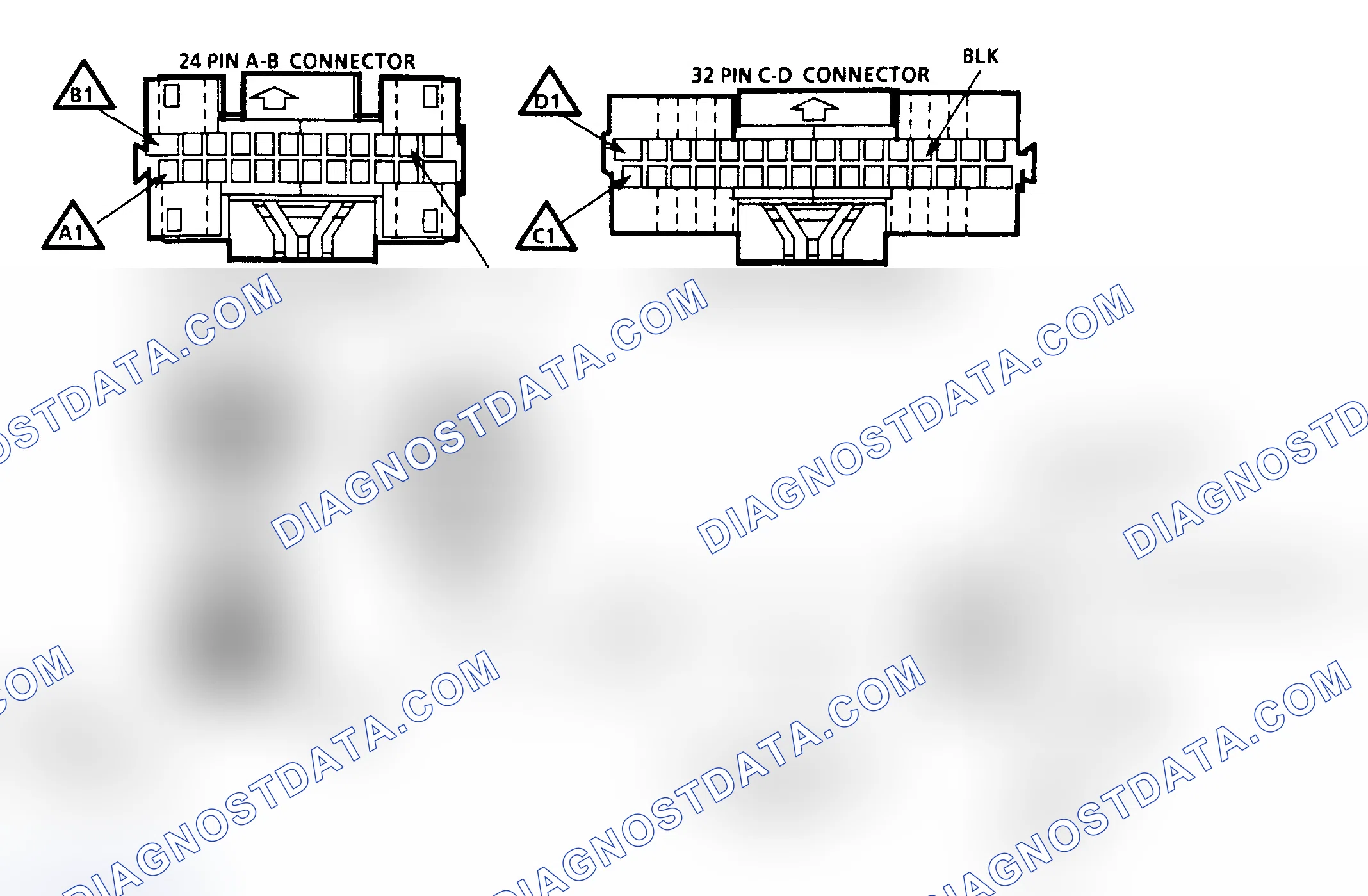Scheme 303: Code 23 Schematic, MAT Sensor Signal Voltage High (3.0L)