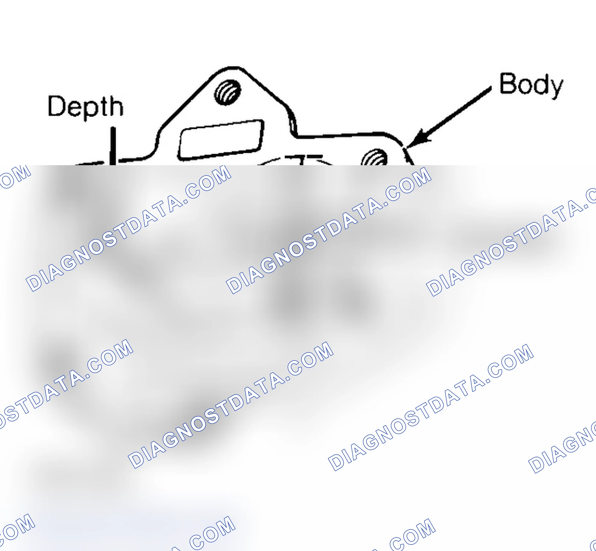 Scheme 35: Measuring Oil Pump Gear Cavity