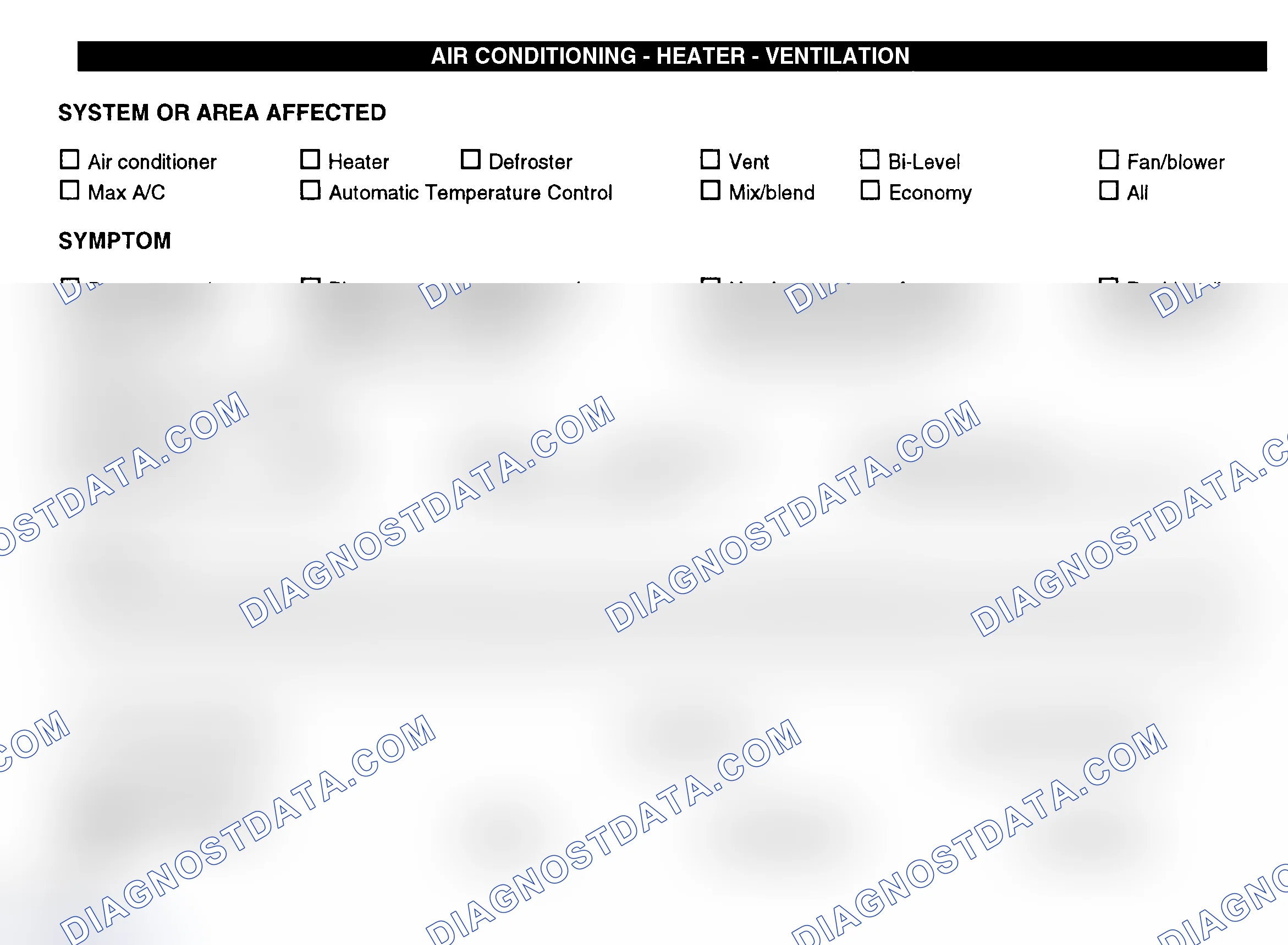 Scheme 8: Air Conditioning, Heater & Ventilation