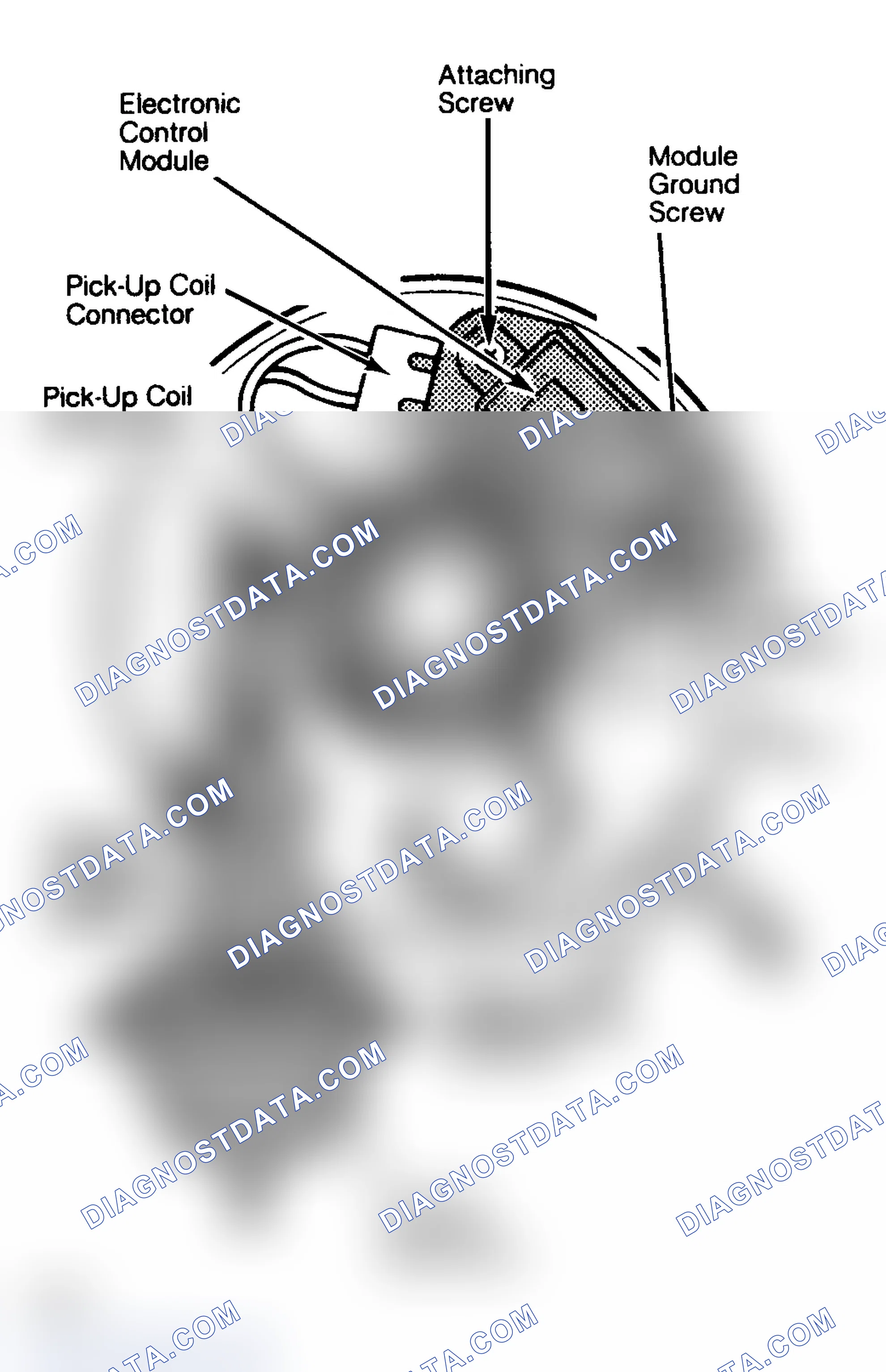 Scheme 10: Internal Components of HEI Distributor Number of module terminals will vary between regular and ESC systems.