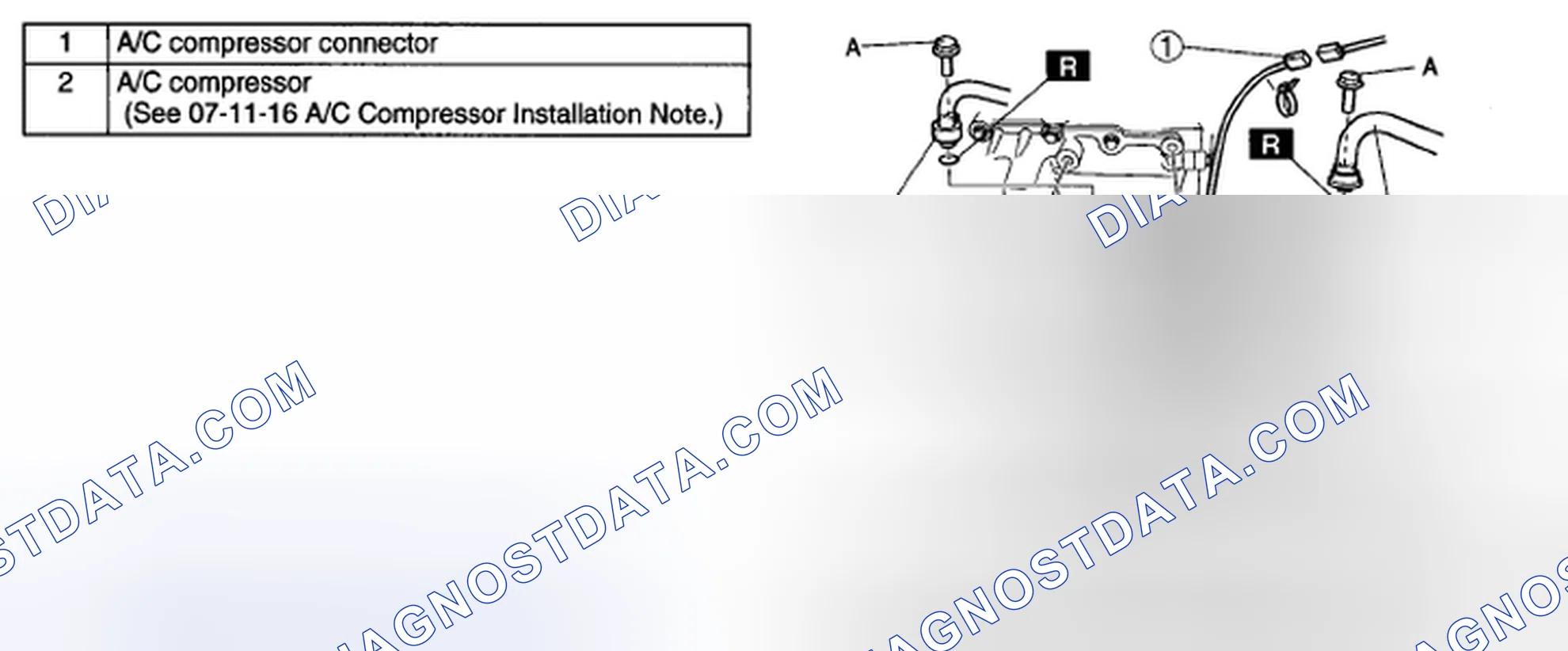 Scheme 141: A/C COMPRESSOR REMOVAL/INSTALLATION