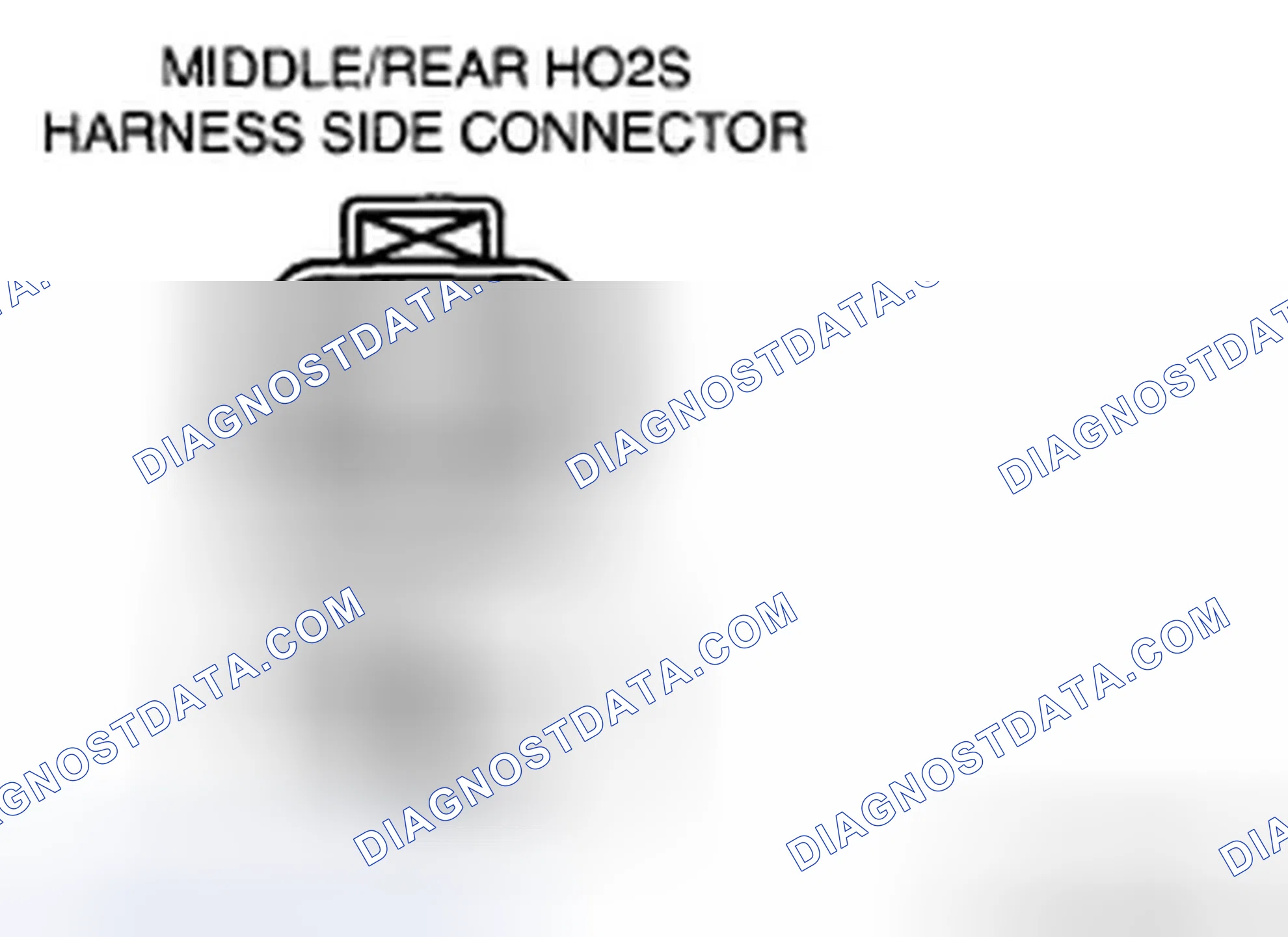 Scheme 99: Middle/rear HO2S circuit open/short inspection (sensor)
